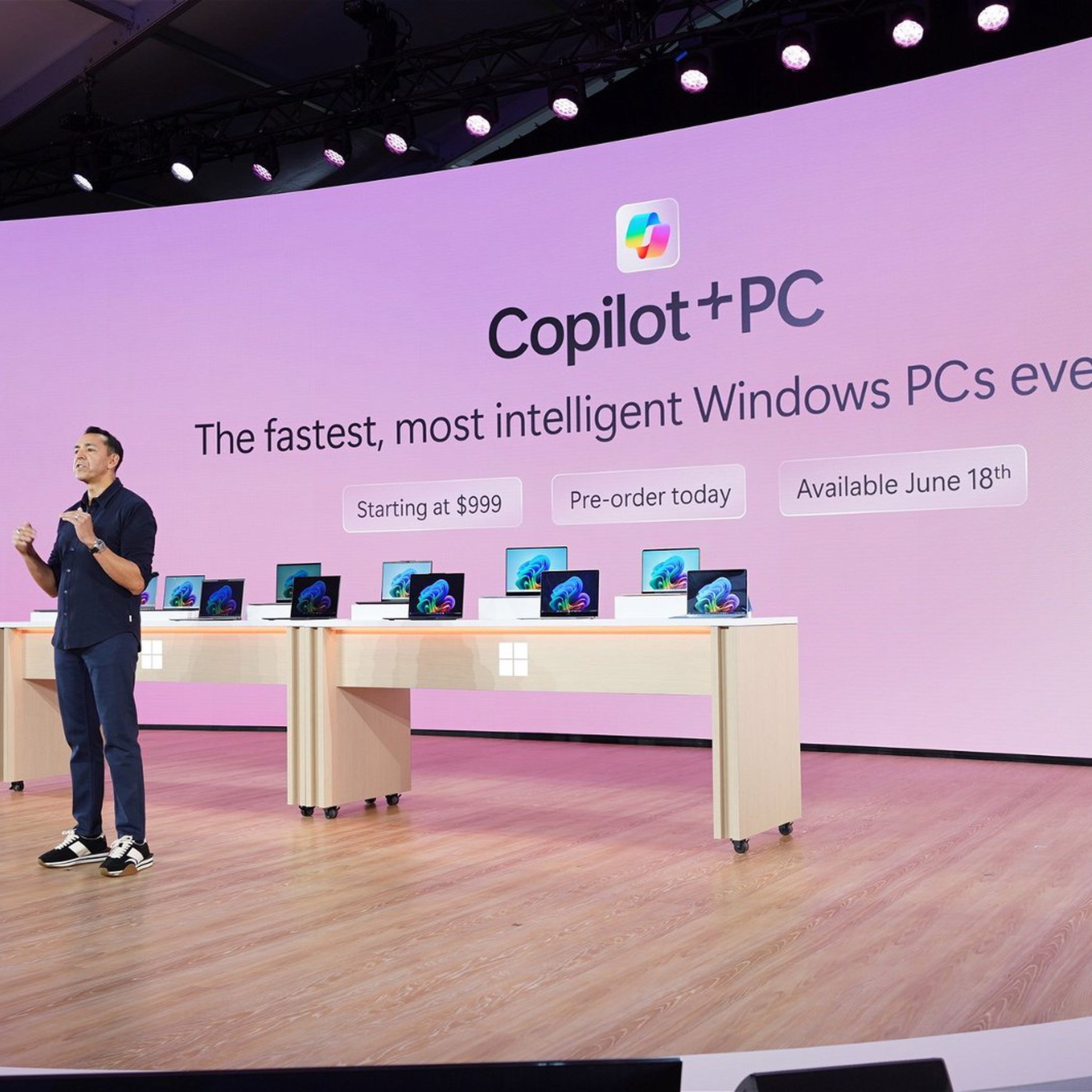The Copilot Plus PCs announced during Microsoft’s Surface event.