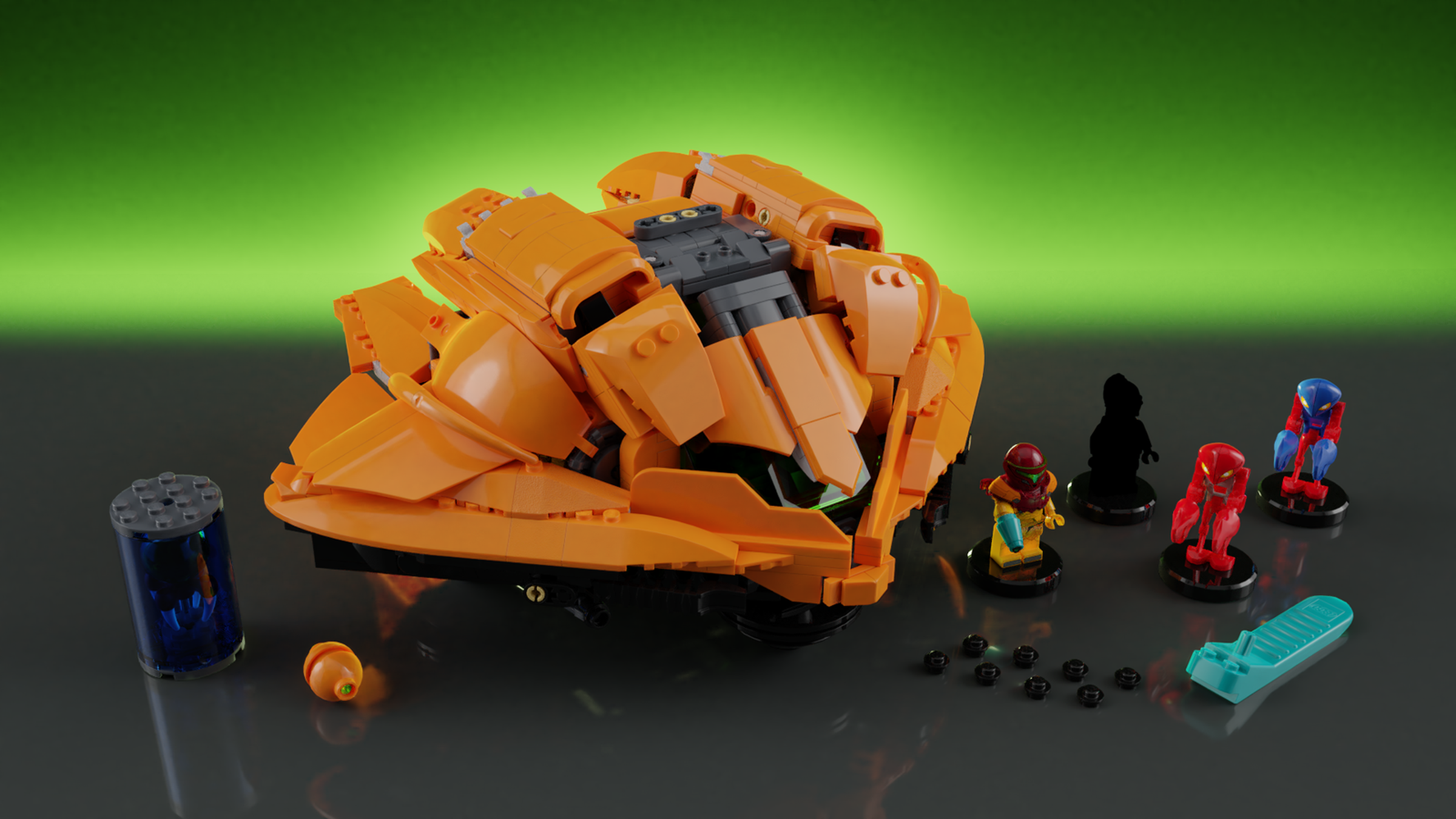 Image of a proposed Metroid Lego set