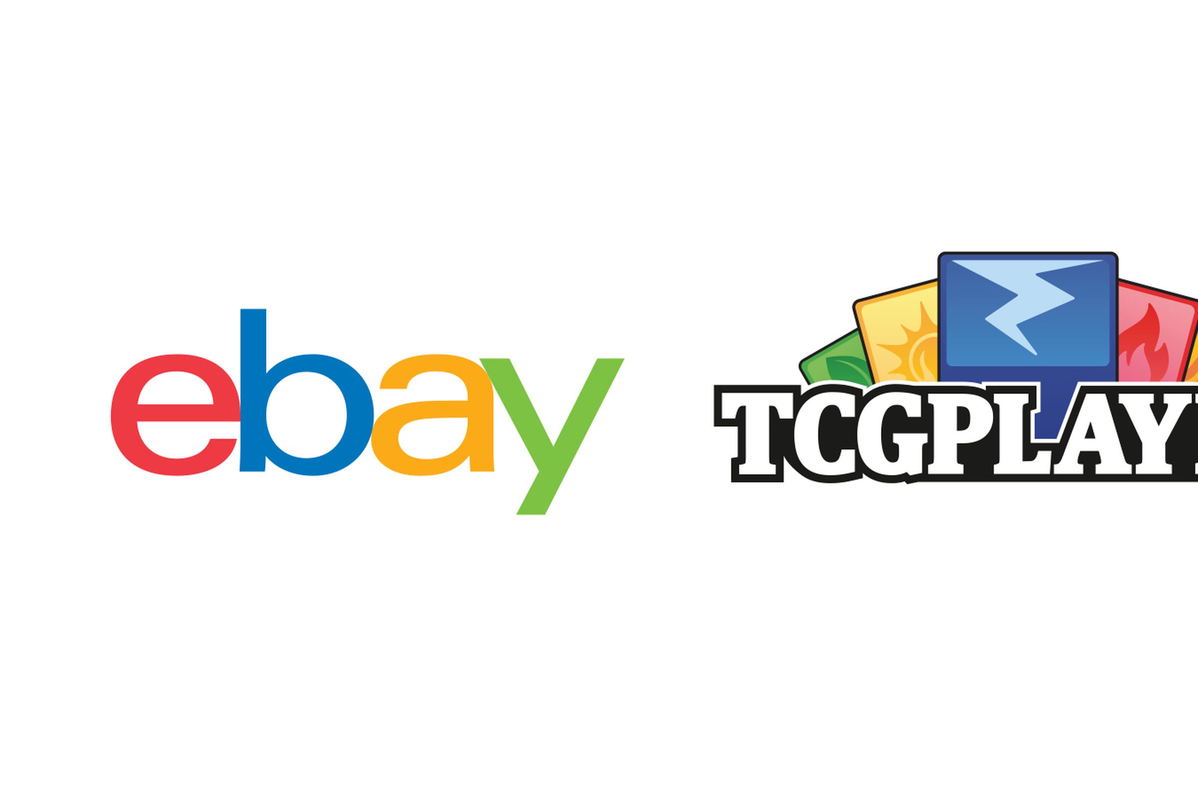Image of eBay and TCGplayer logos