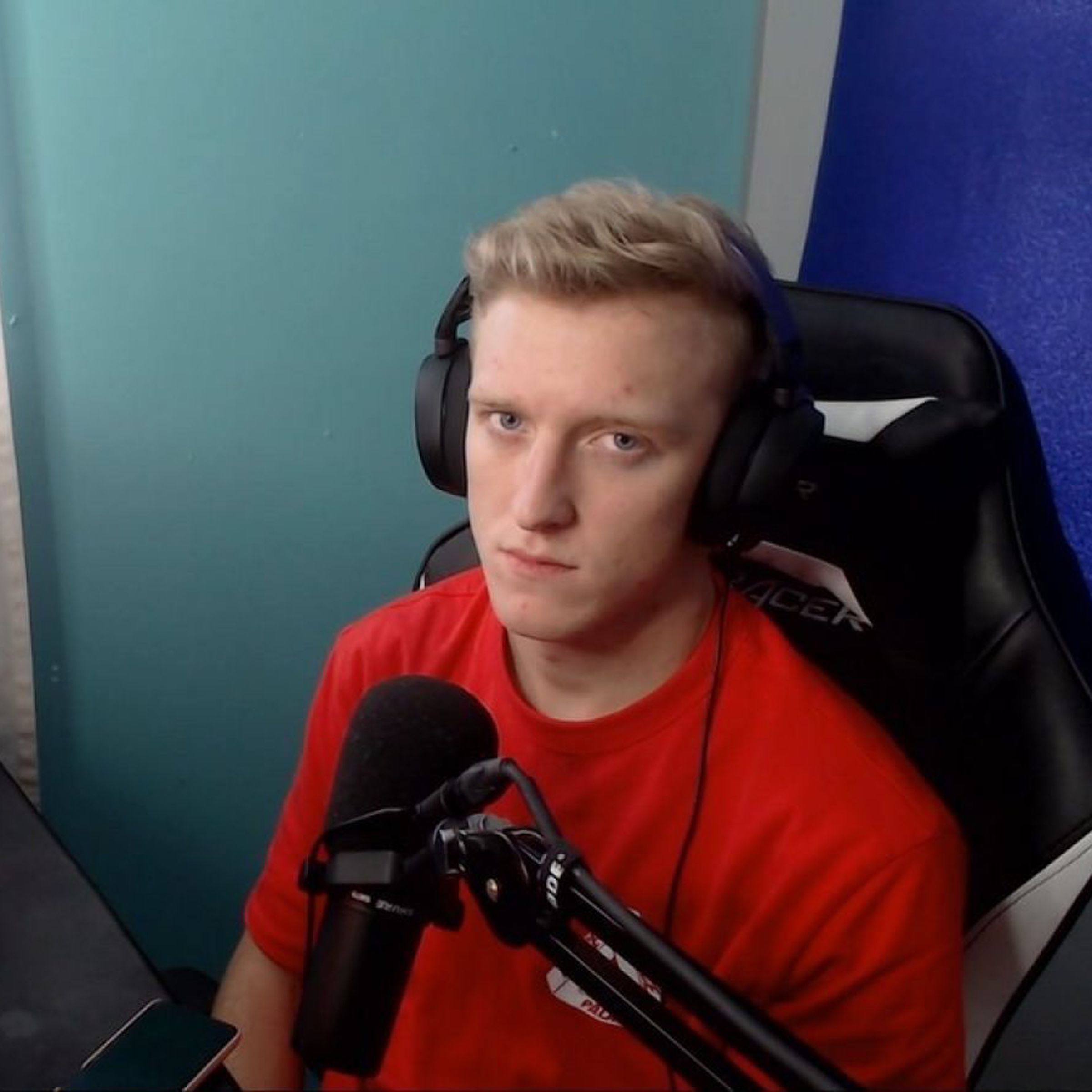 Turner “Tfue” Tenney during one of his streams.
