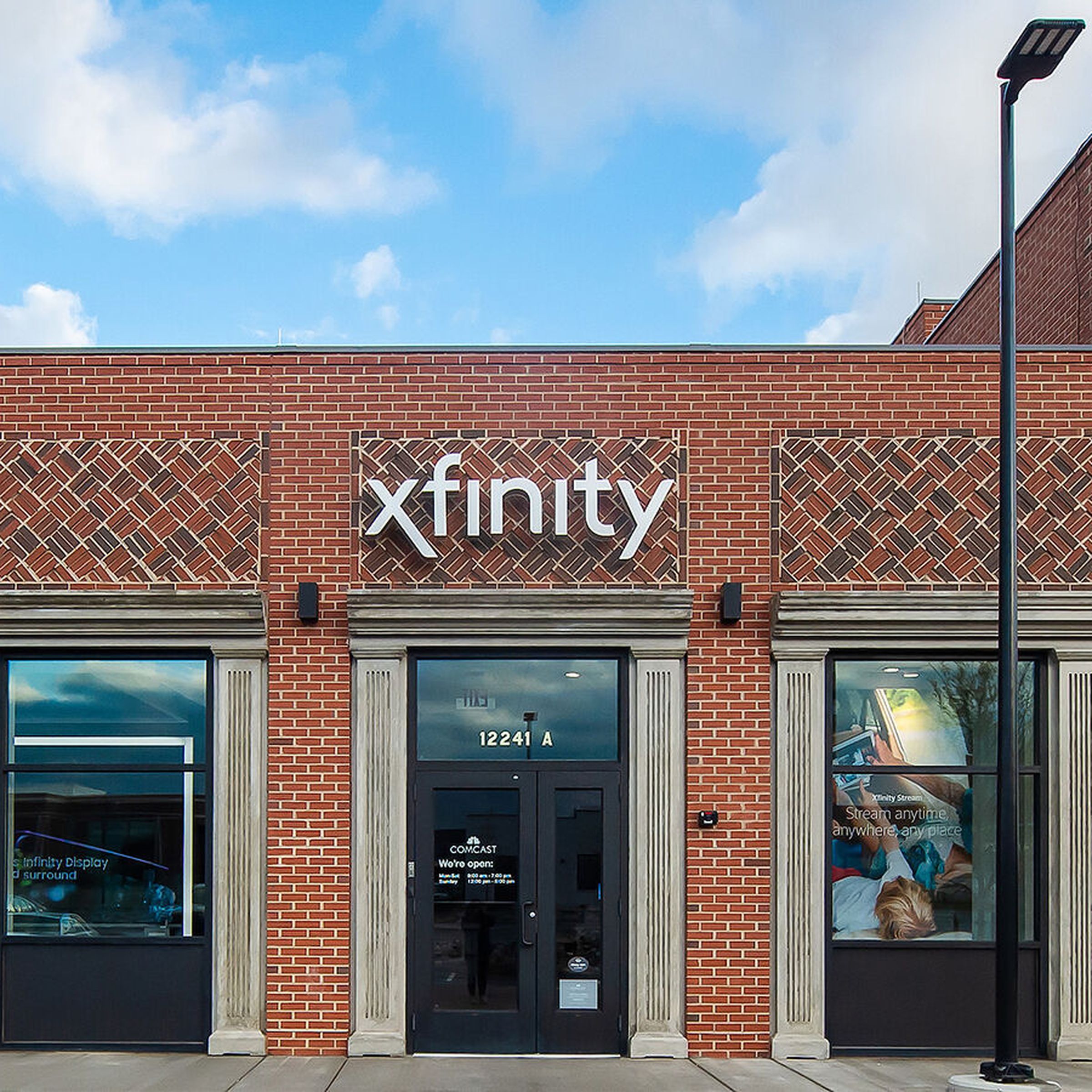 A photo showing an Xfinity storefront