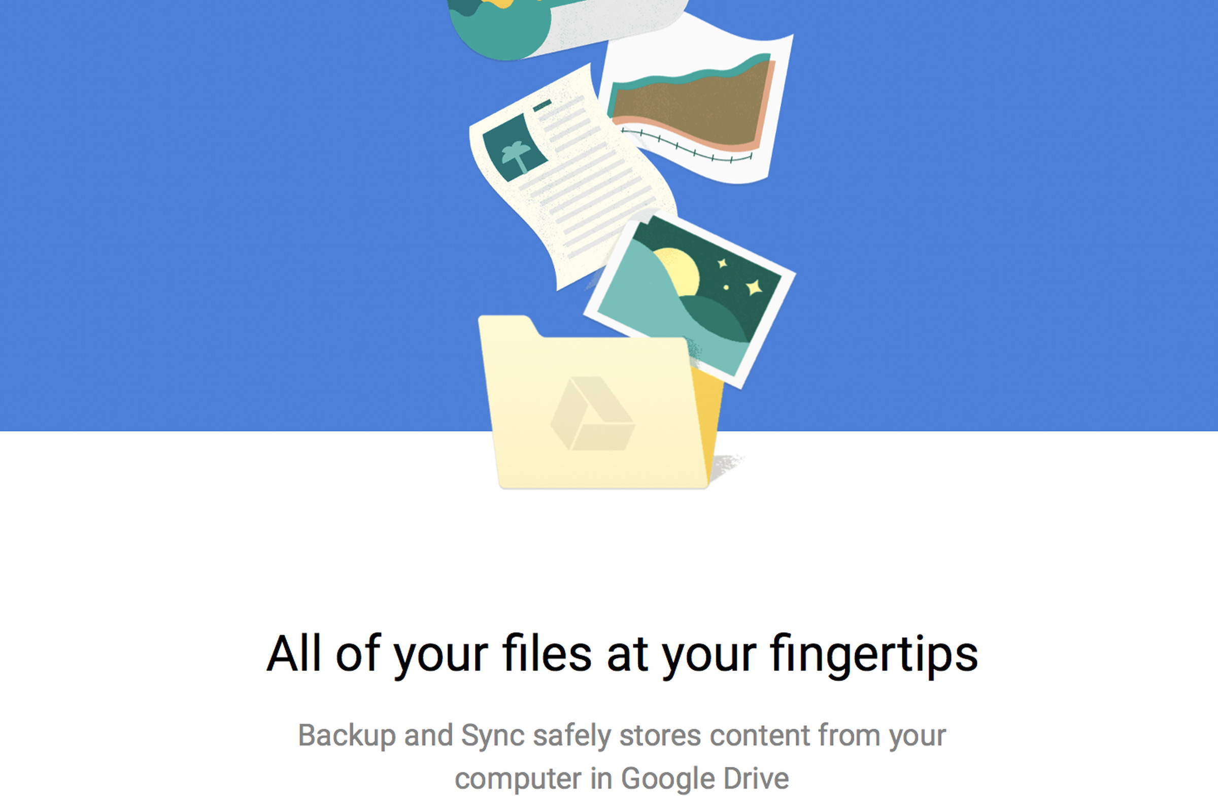 Google Backup and Sync app