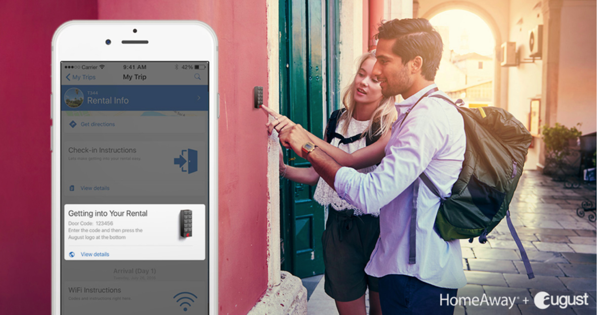 August / HomeAway integration