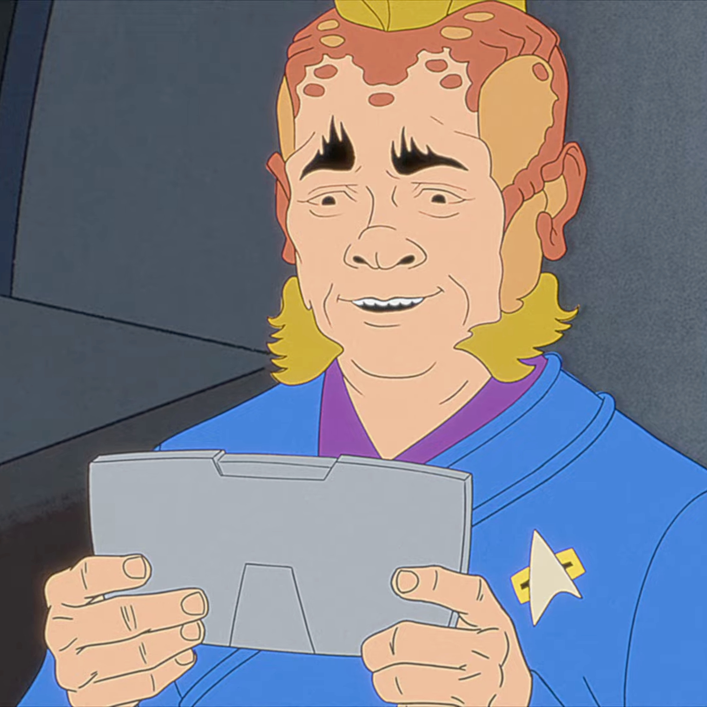 Clip from “very Short Treks” depicting an animated Neelix