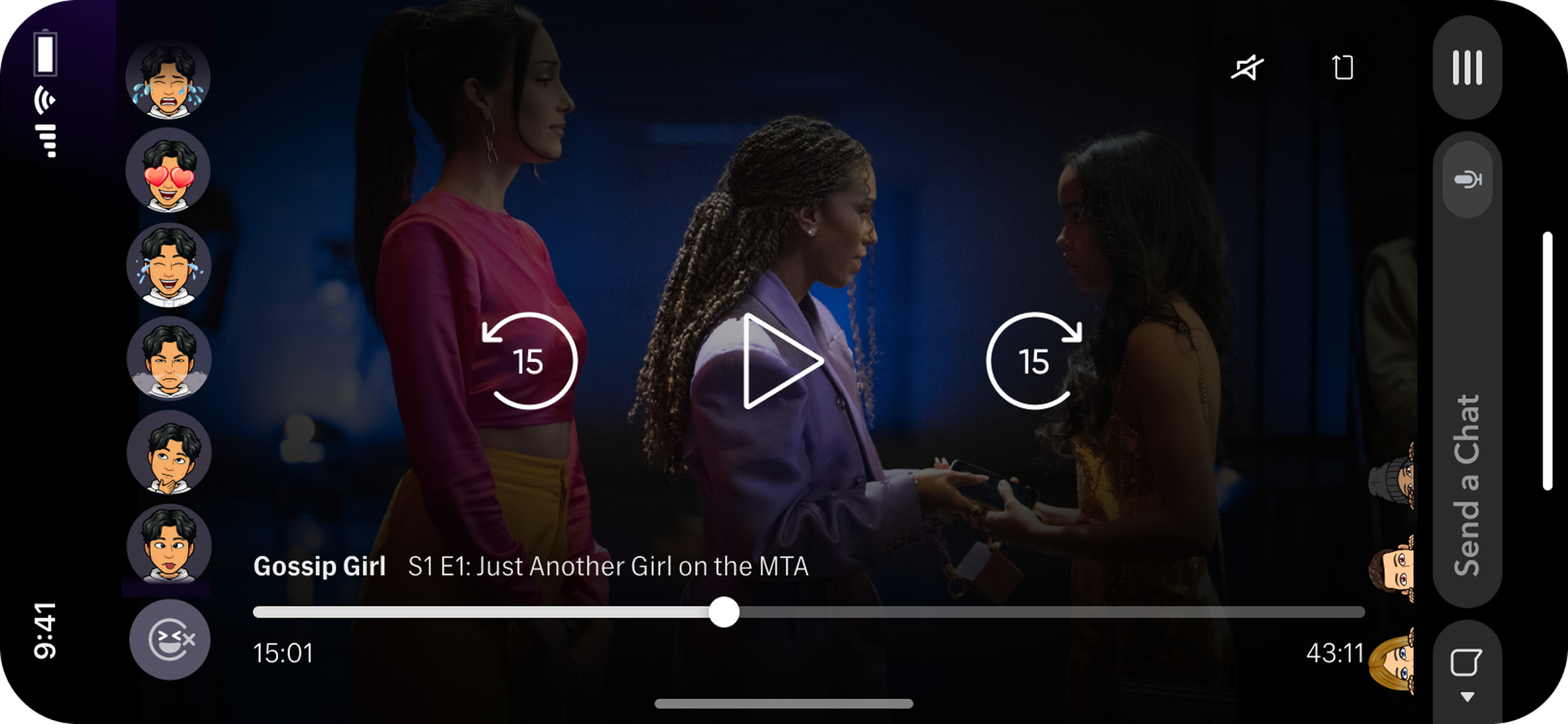 In-app streaming with HBO Max Minis.