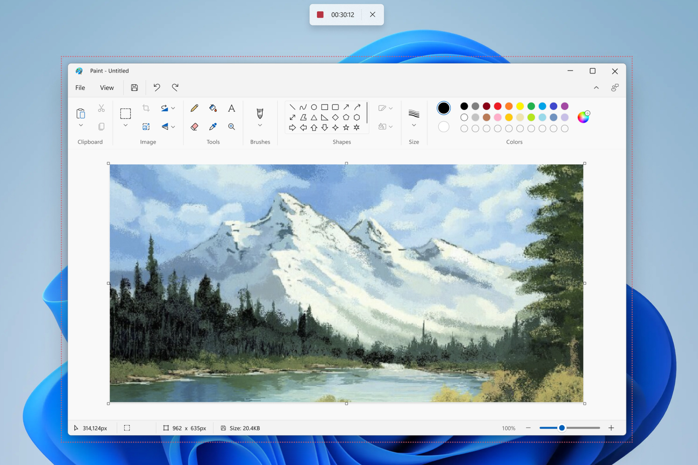 Windows 11’s Snipping Tool can record your entire screen or parts of it