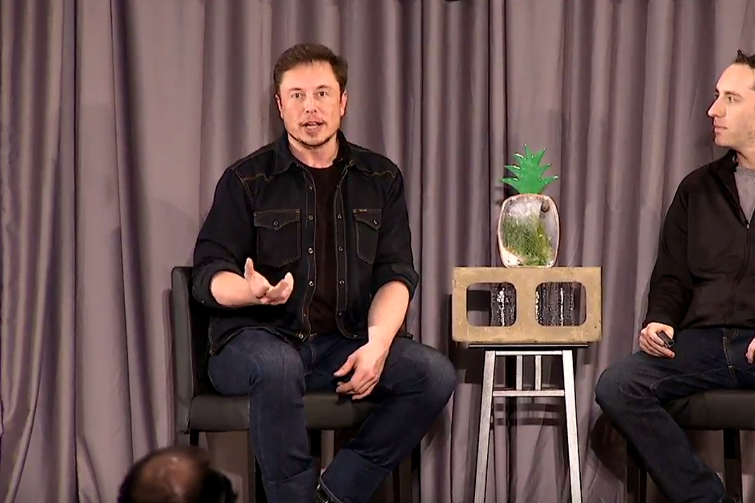Elon Musk at a Boring Company community meeting