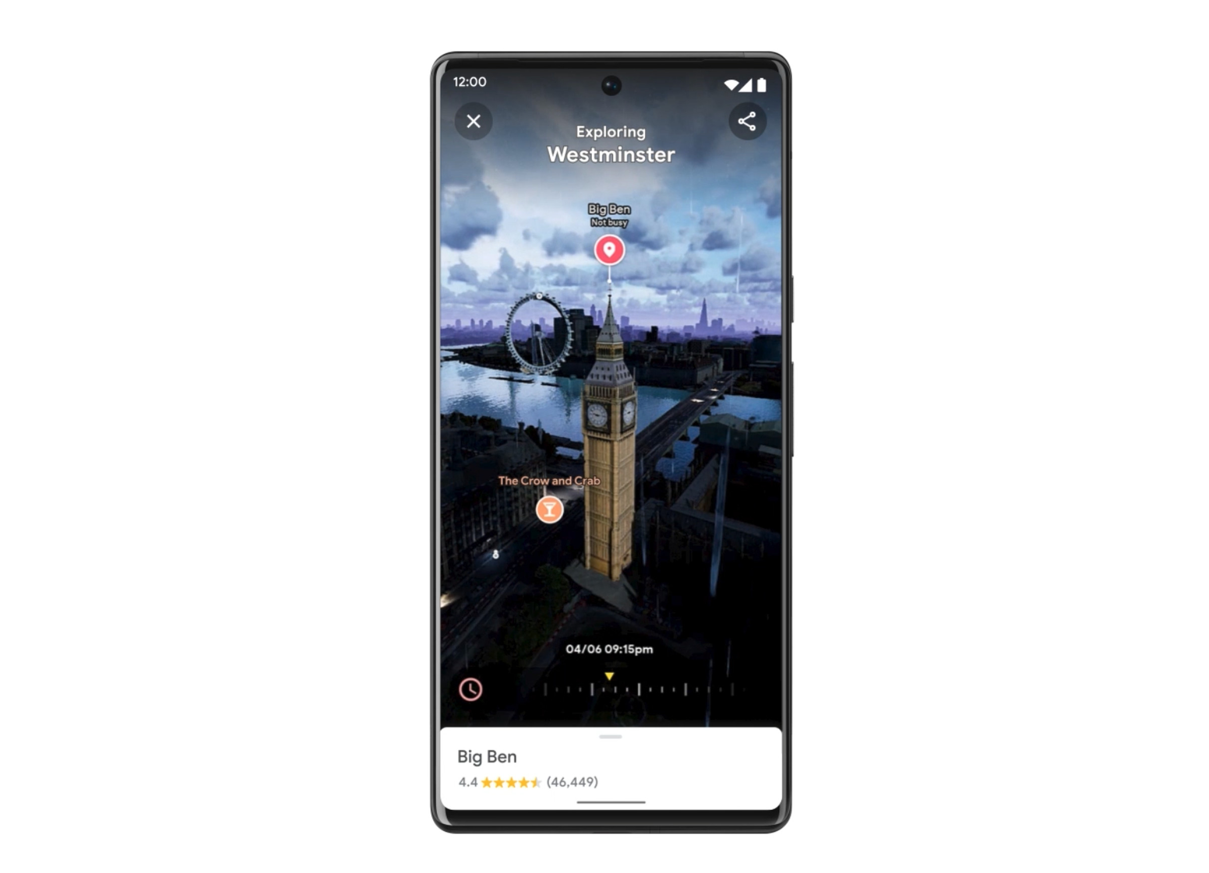 London is one of the cities Immersive View is debuting in, along with San Francisco, New York, Los Angeles, and Tokyo.