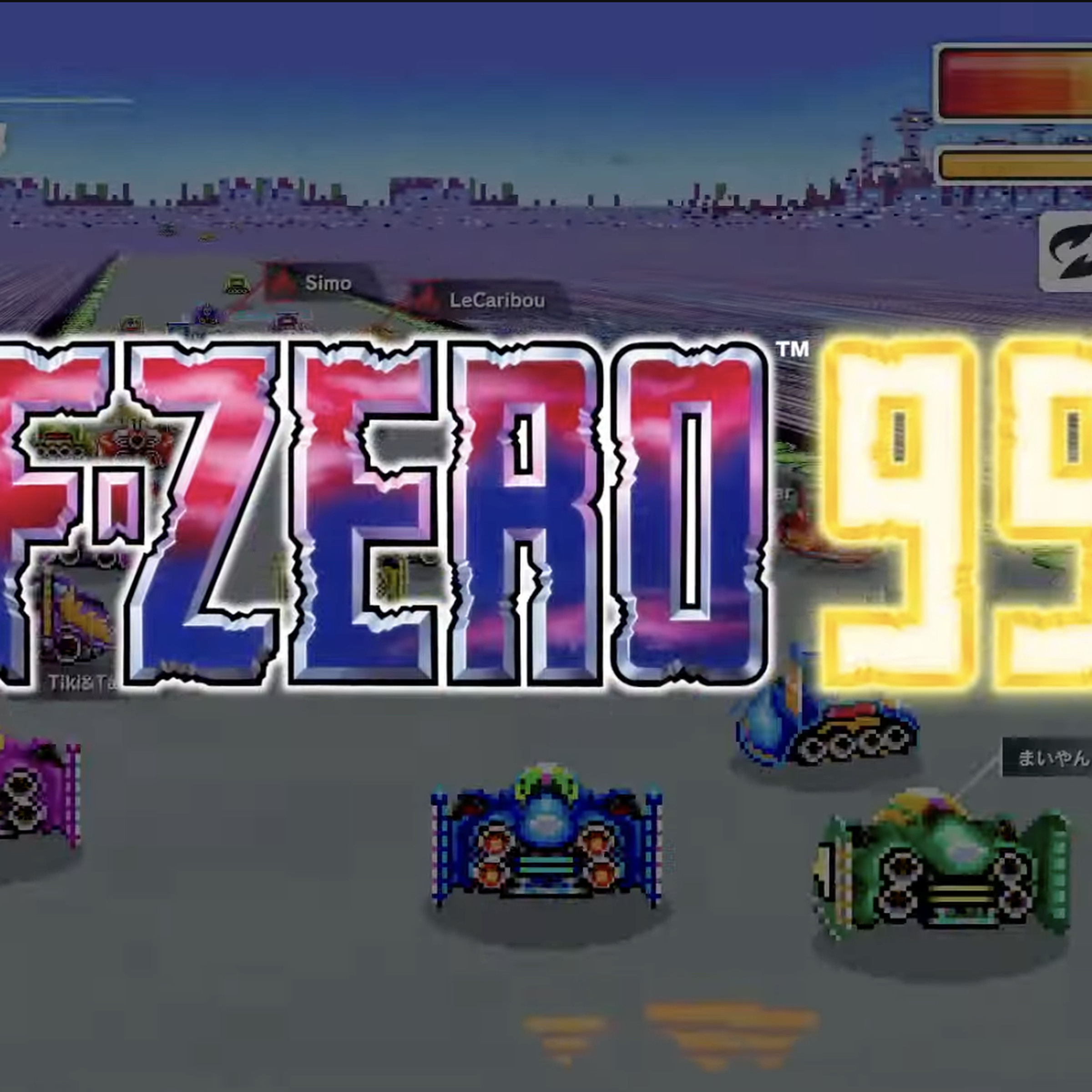 Screenshot from F-Zero 99