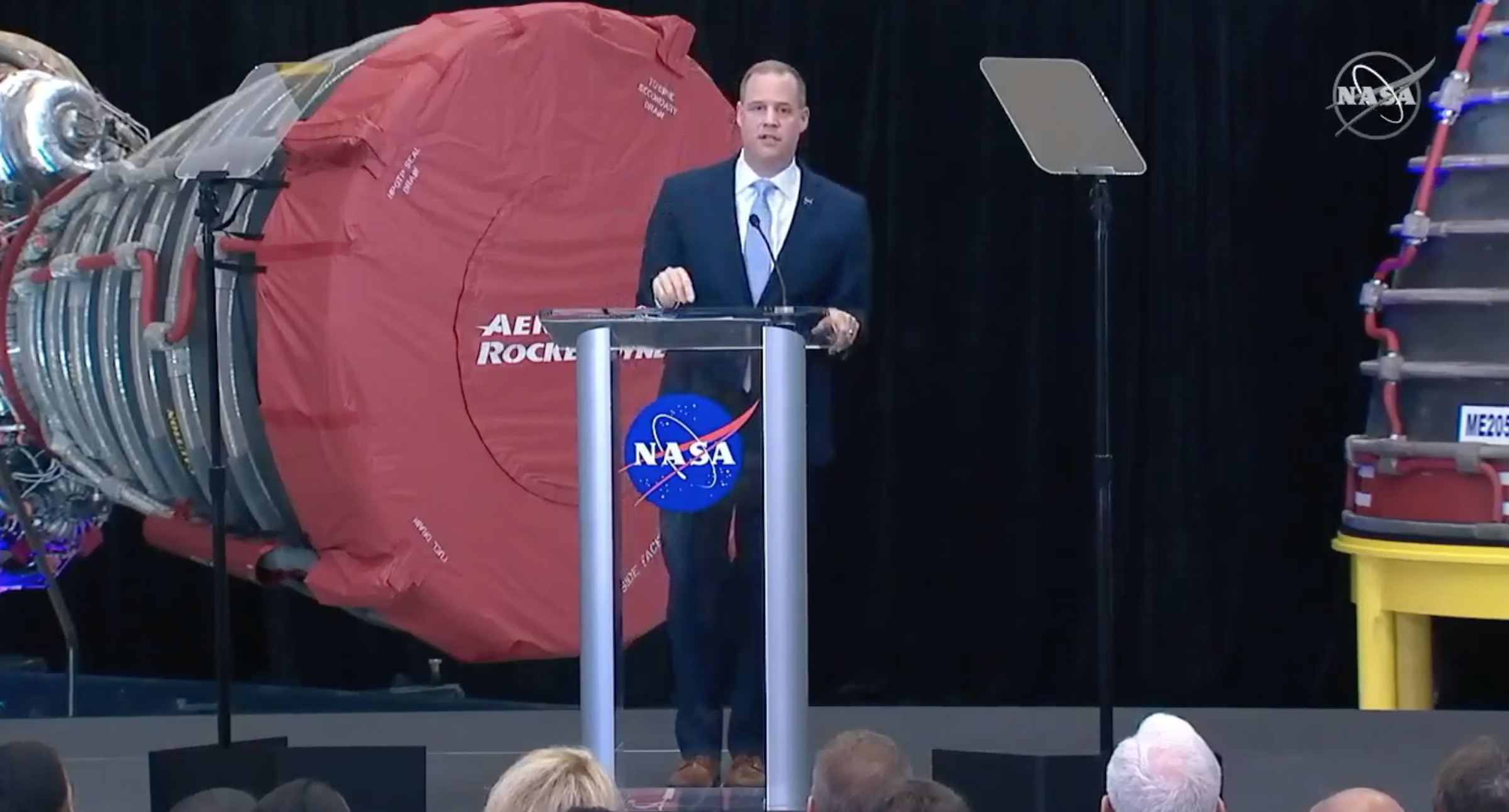 NASA’s administrator Jim Bridenstine speaks about the new presidential budget request