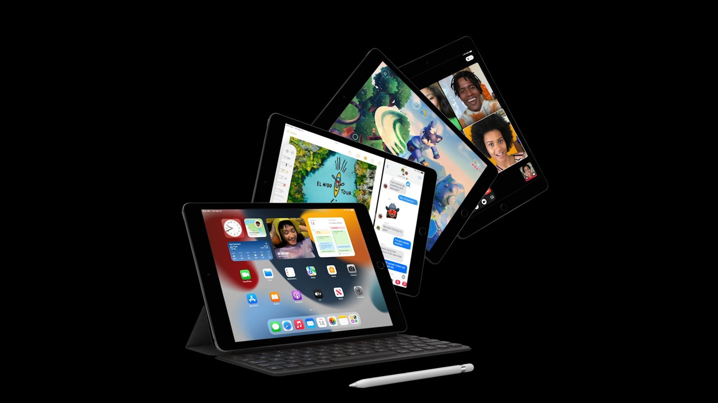 Apple’s ninth-generation iPad.