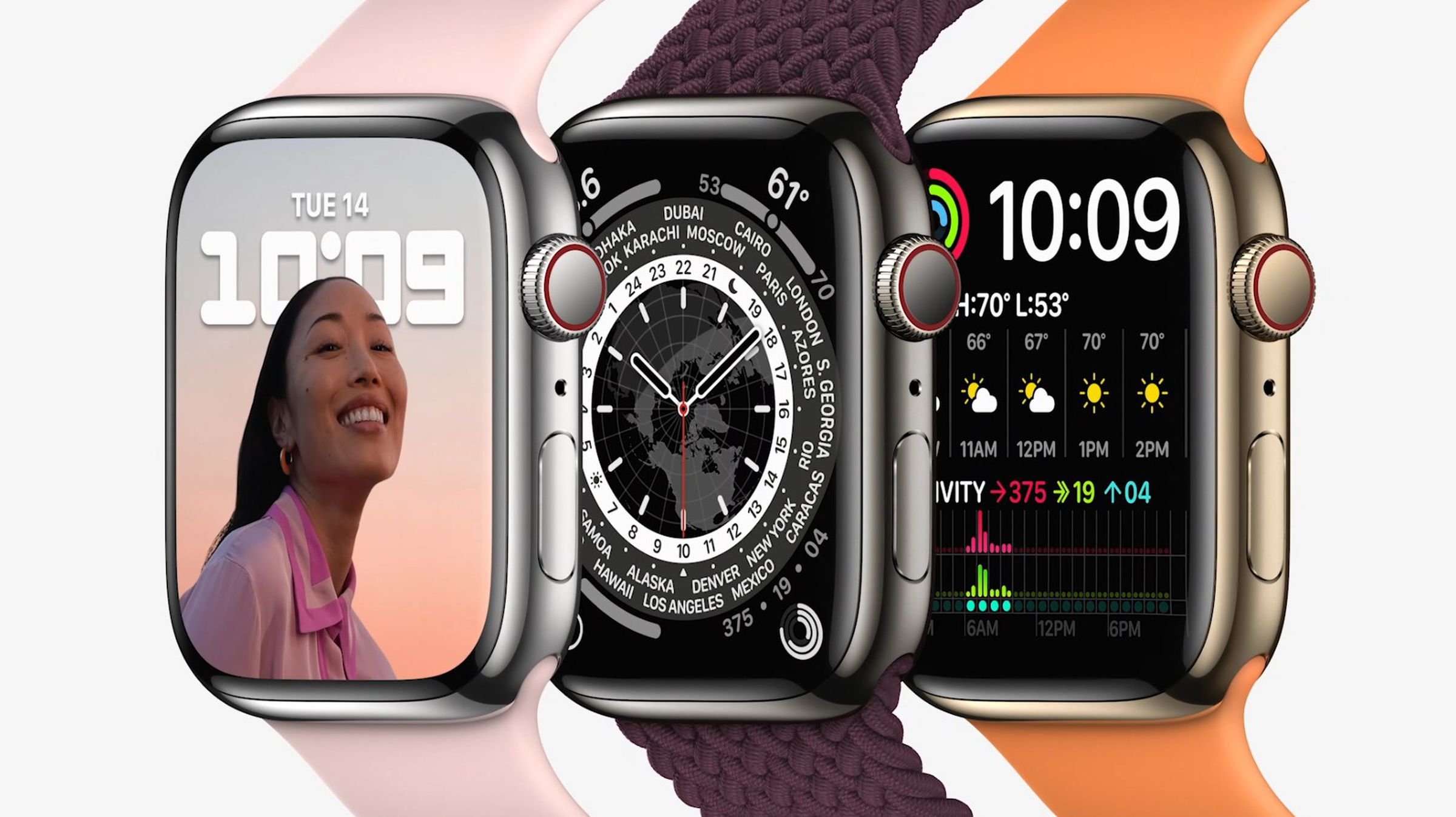 The Apple Watch Series 7.