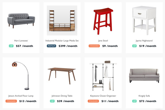 Feather is a new rental company for millennials who like fancy ...