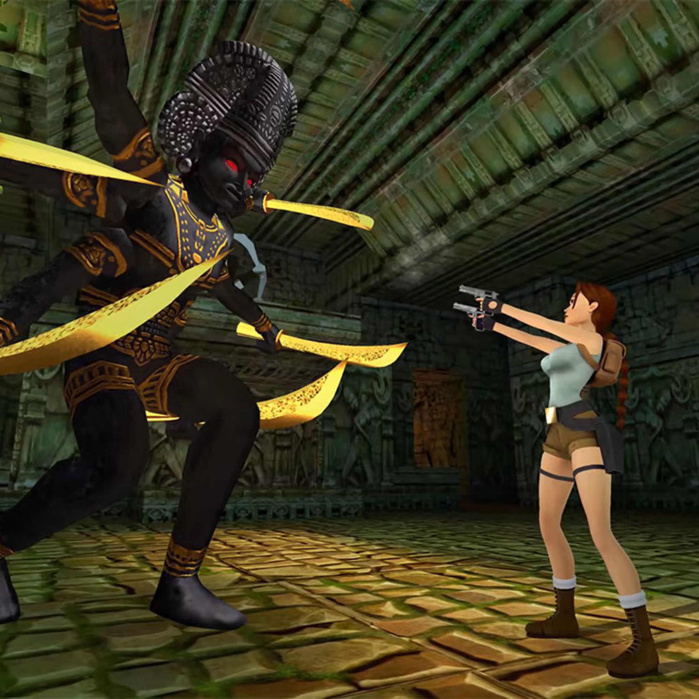 Screenshot from Tomb Raider I-III Remastered Starring Lara Croft.