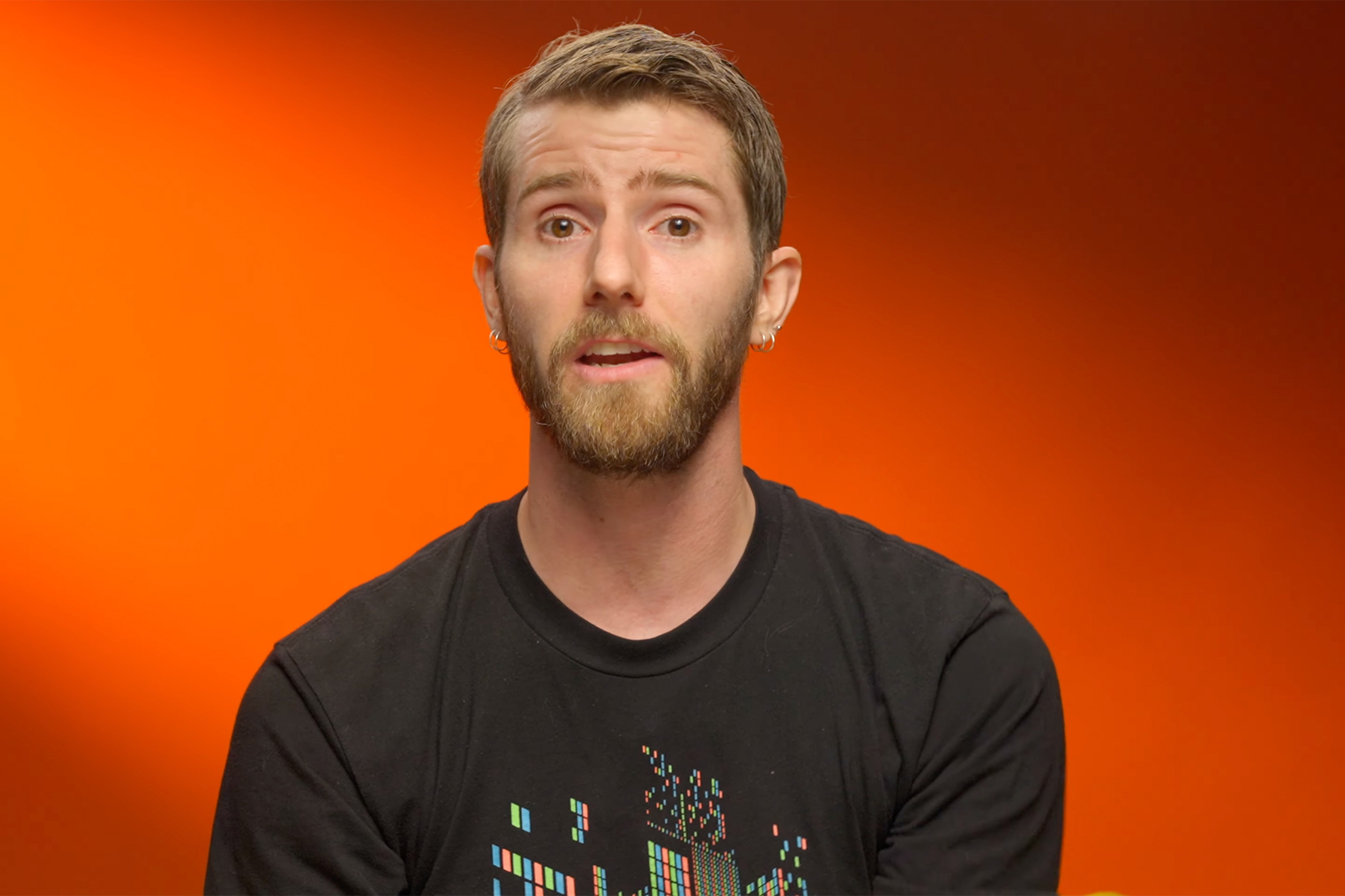 A screenshot of Linus Sebastian from the new YouTube video