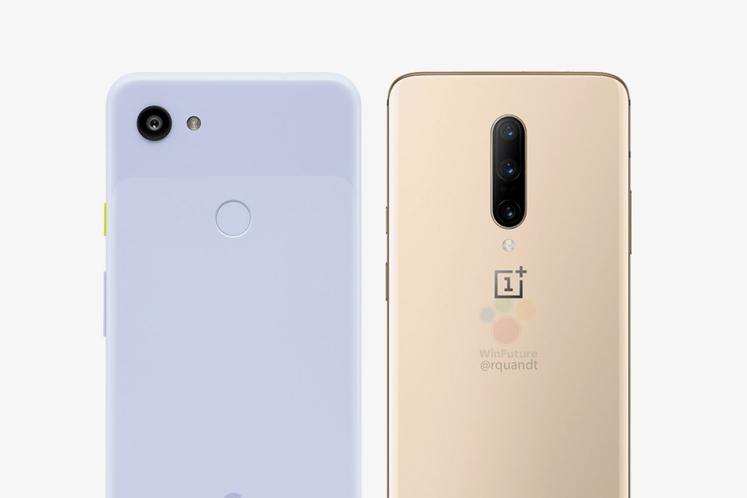 Google Pixel 3A (left) | OnePlus 7 Pro (right)