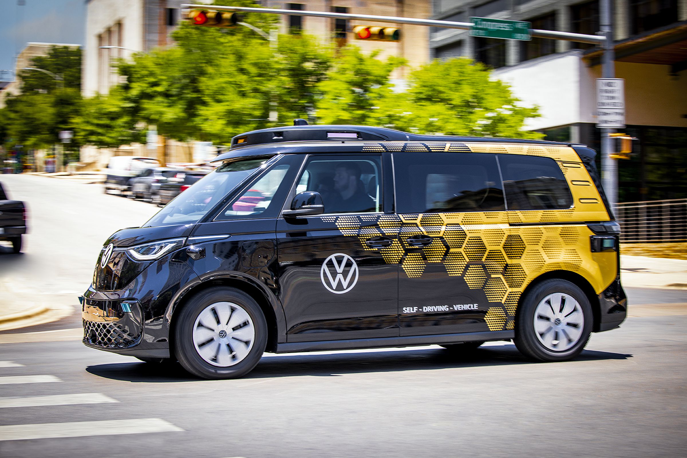 VW ID Buzz autonomous vehicle