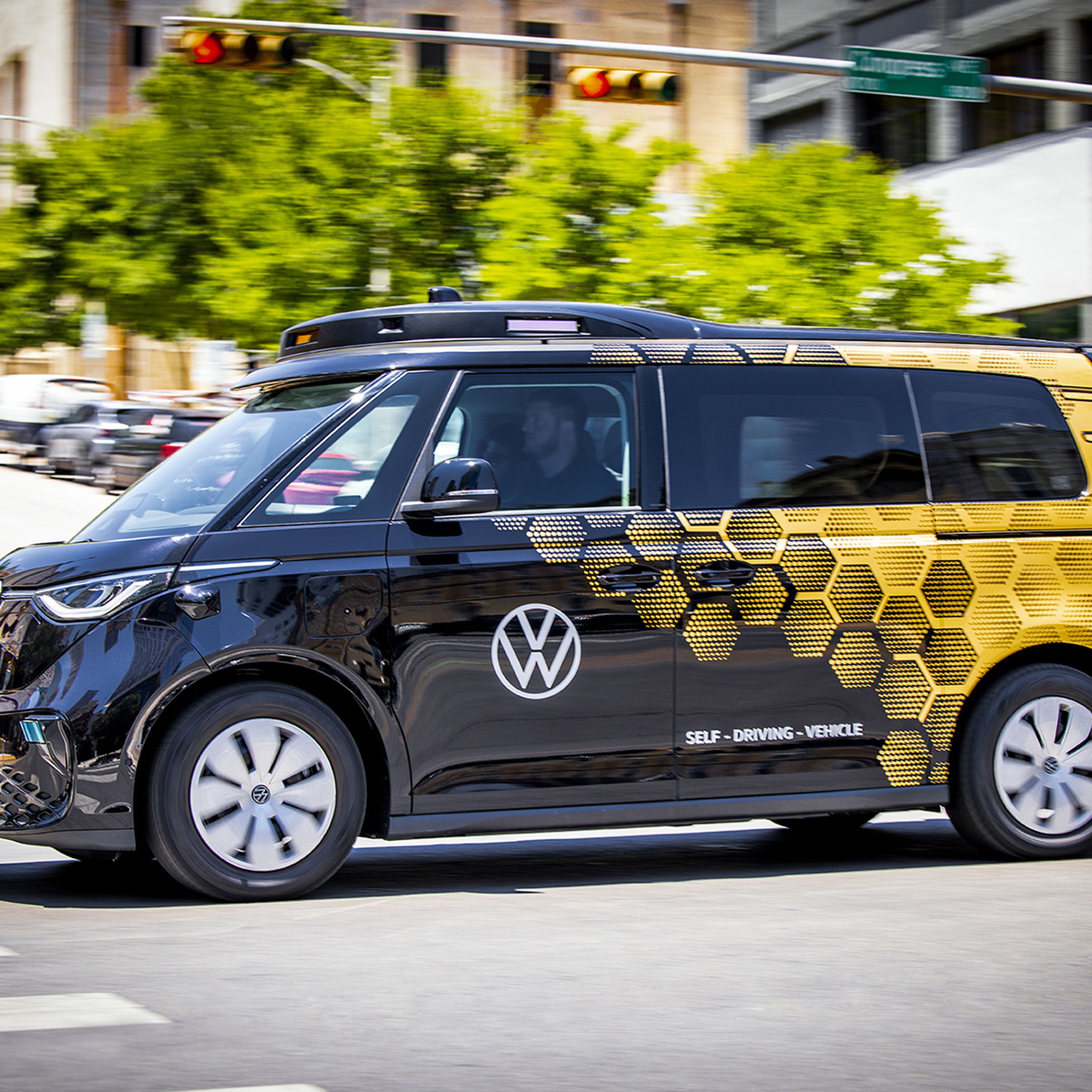 VW ID Buzz autonomous vehicle