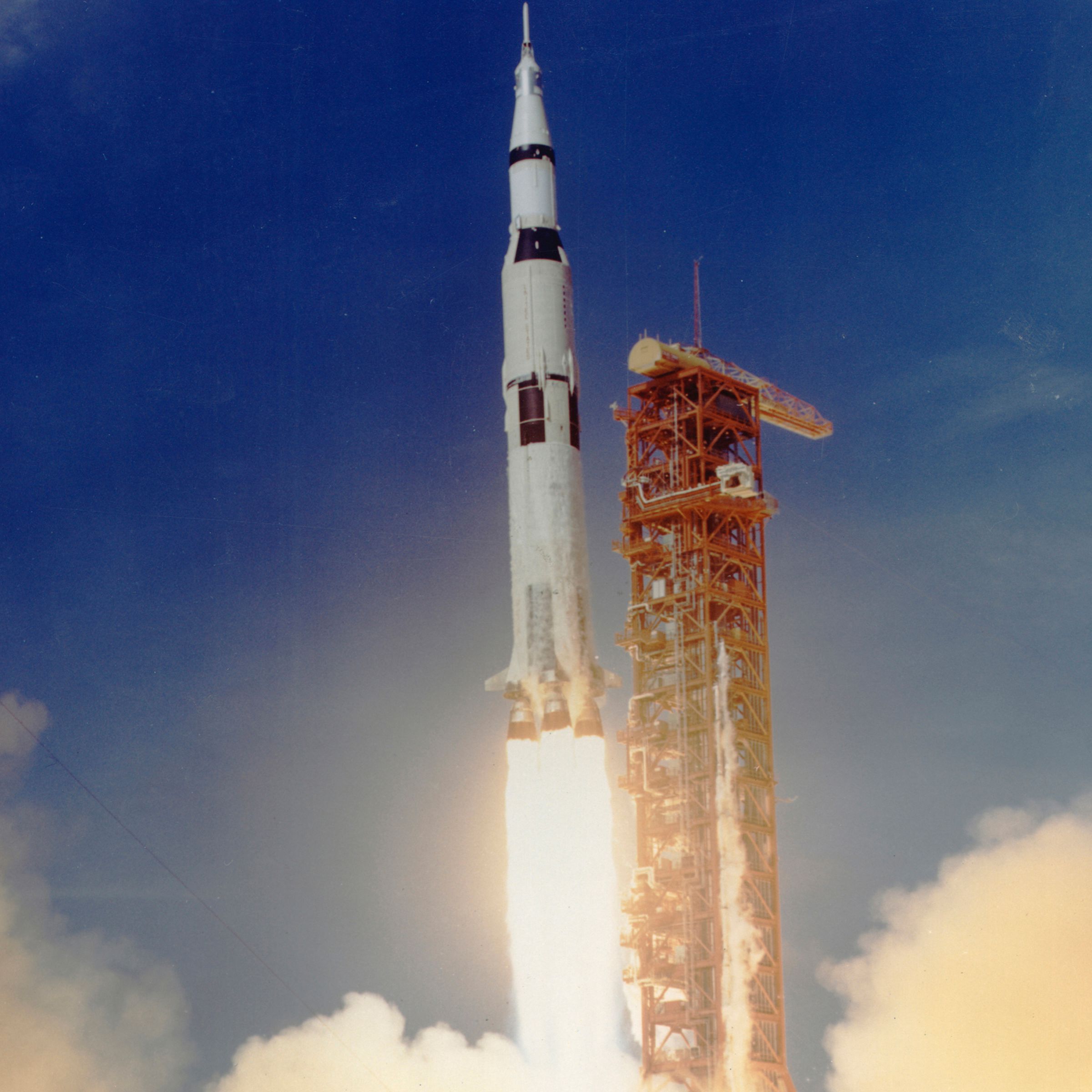 Apollo 11 lifts off