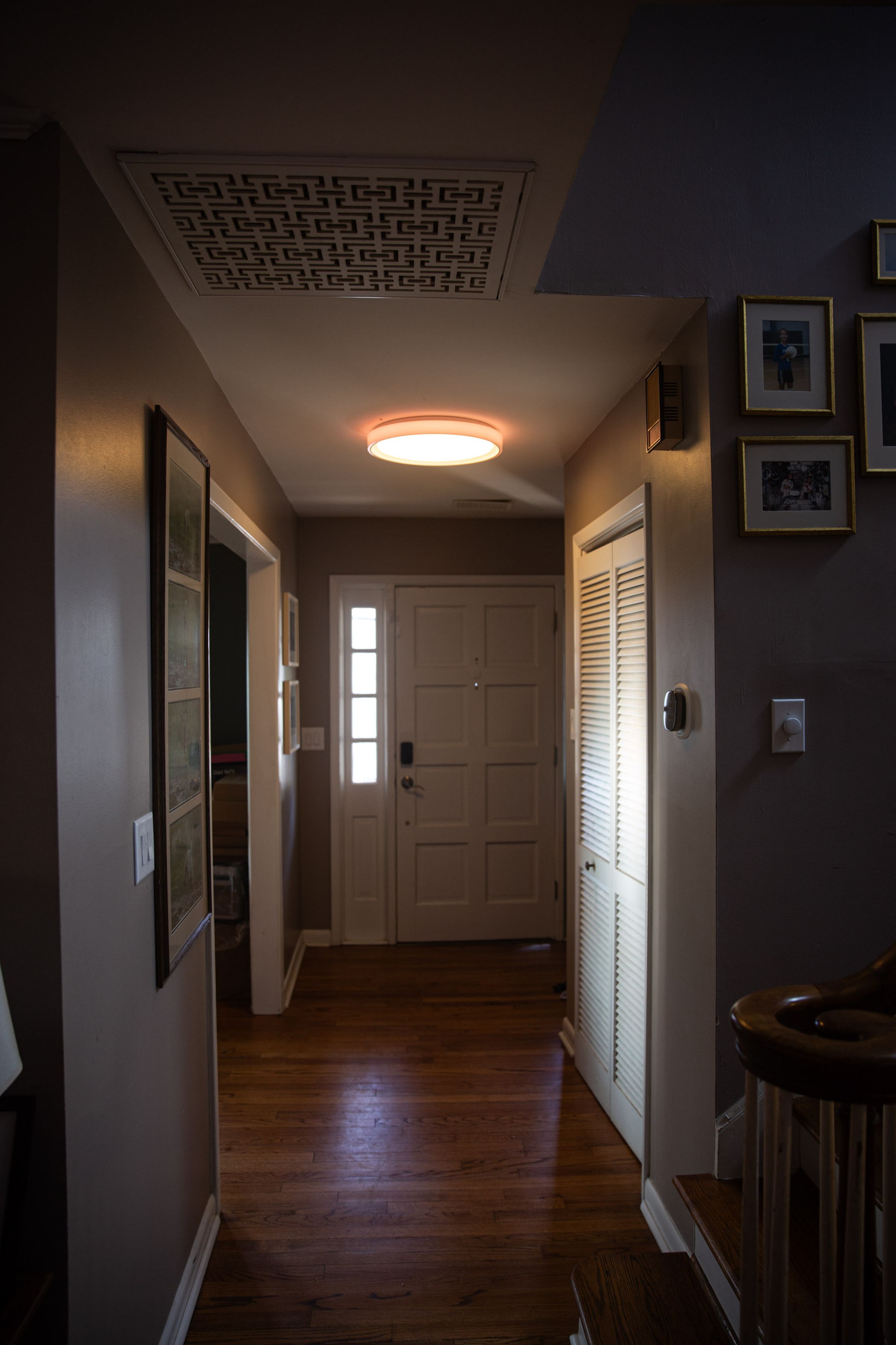 Aqara’s light has a more traditional look but with high-tech features.