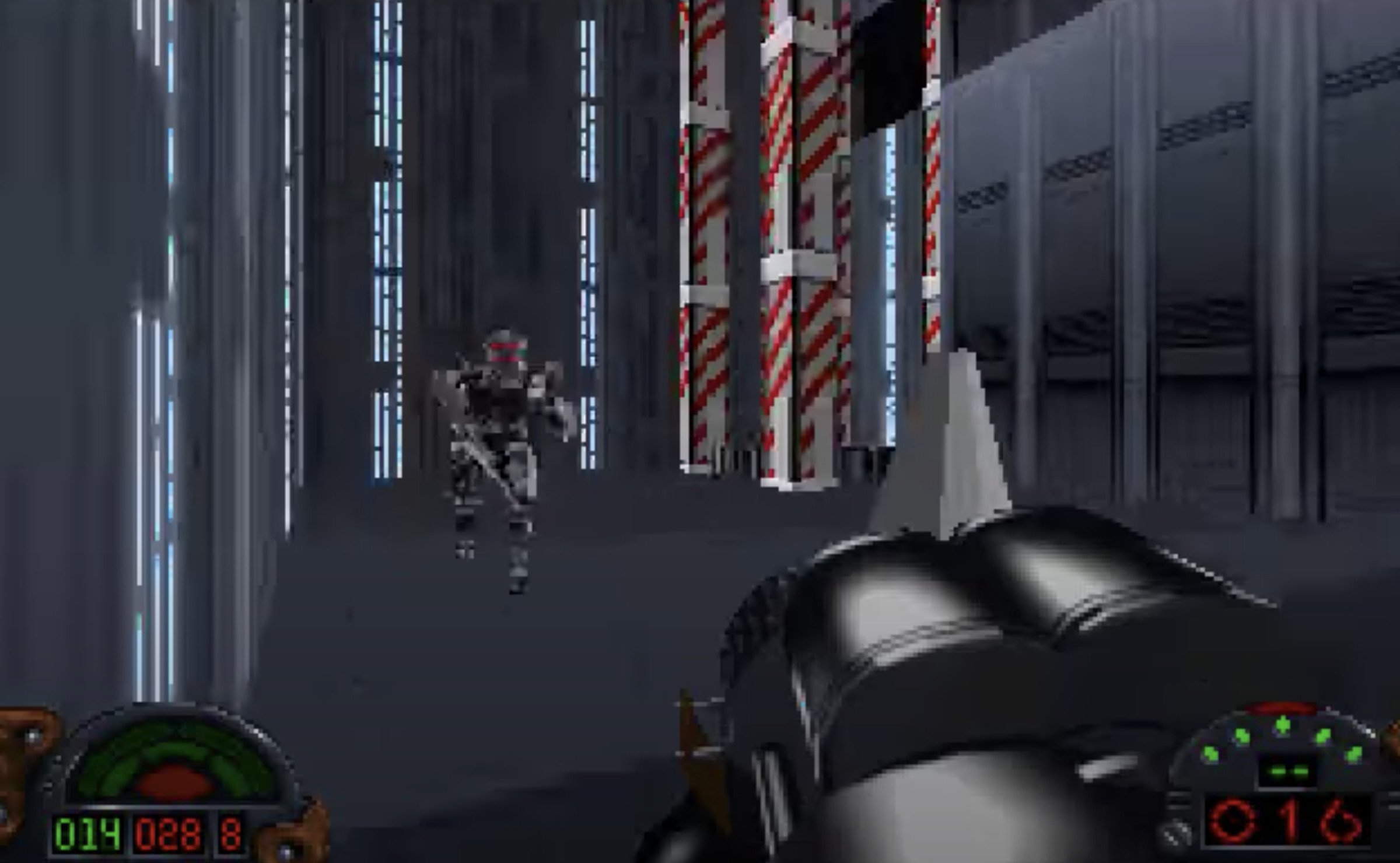 A Dark Trooper, as seen in Dark Forces.