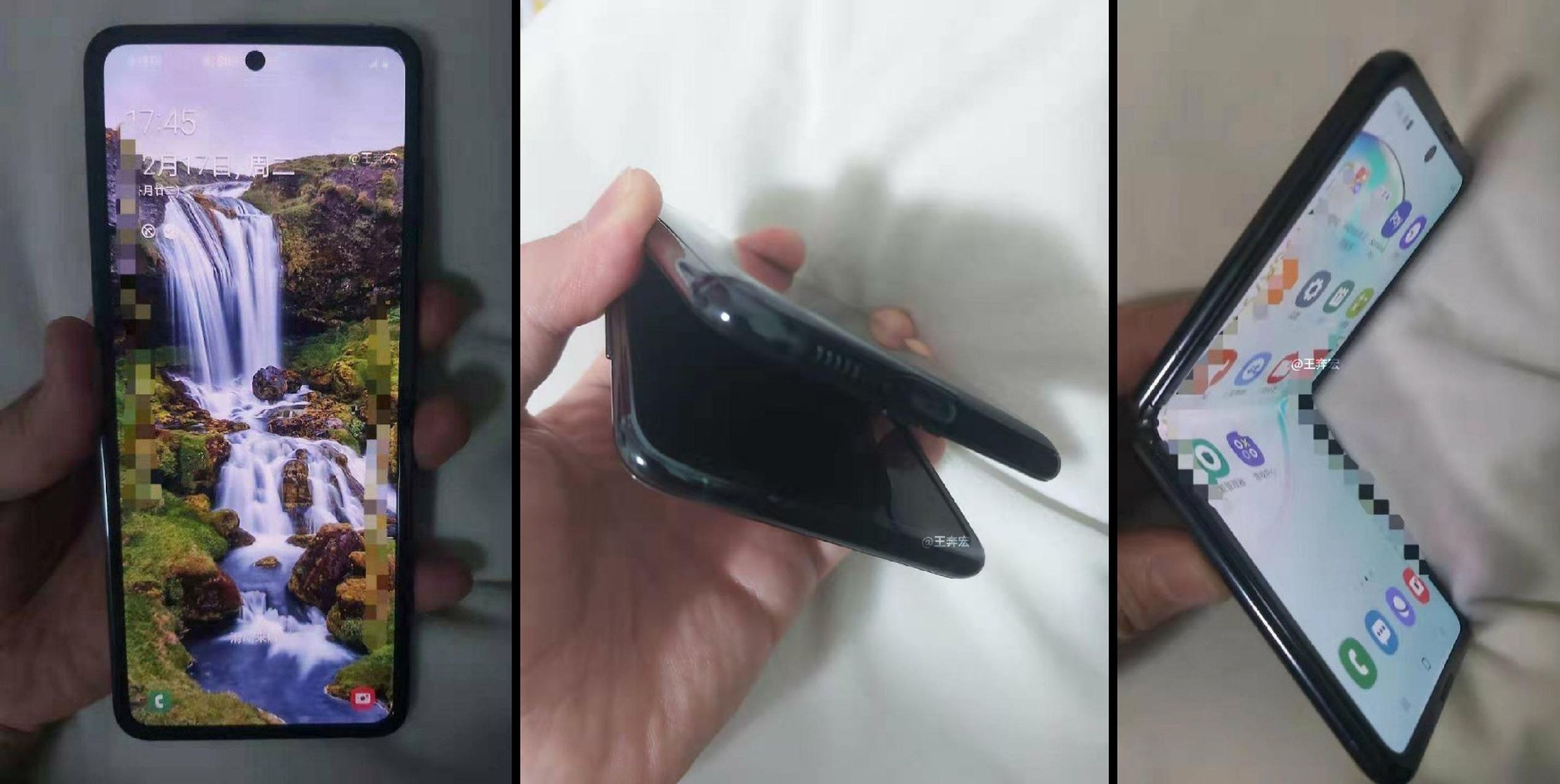 The purported leak from Ajunews matches earlier pictures supposedly showing Samsung’s “Fold 2.”