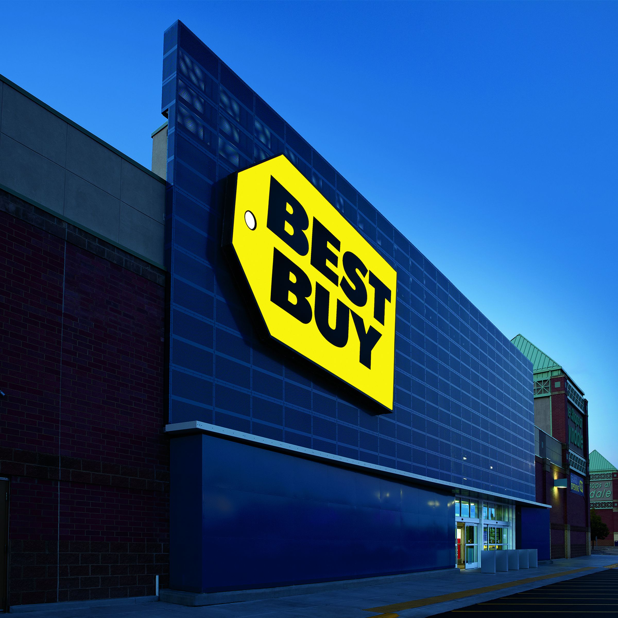 Picture of a Best Buy store.