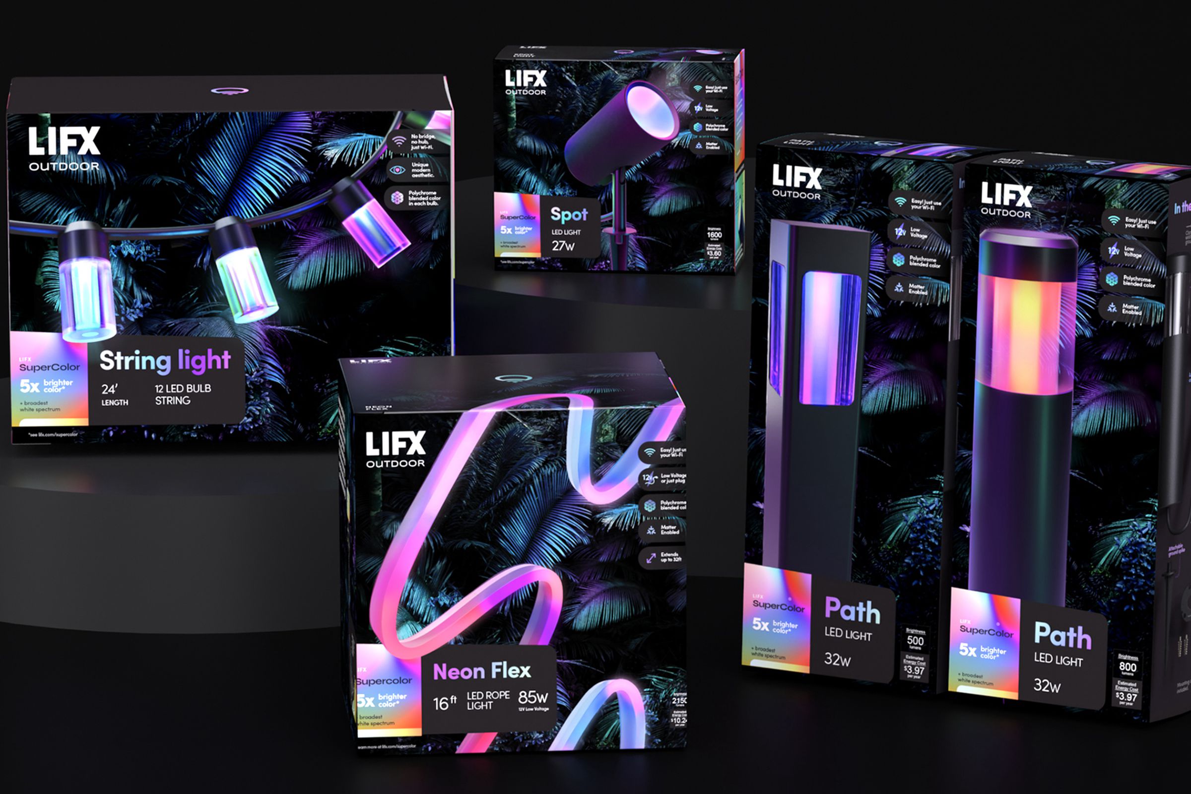 Lifx has a new outdoor line of smart lighting that supports Matter.