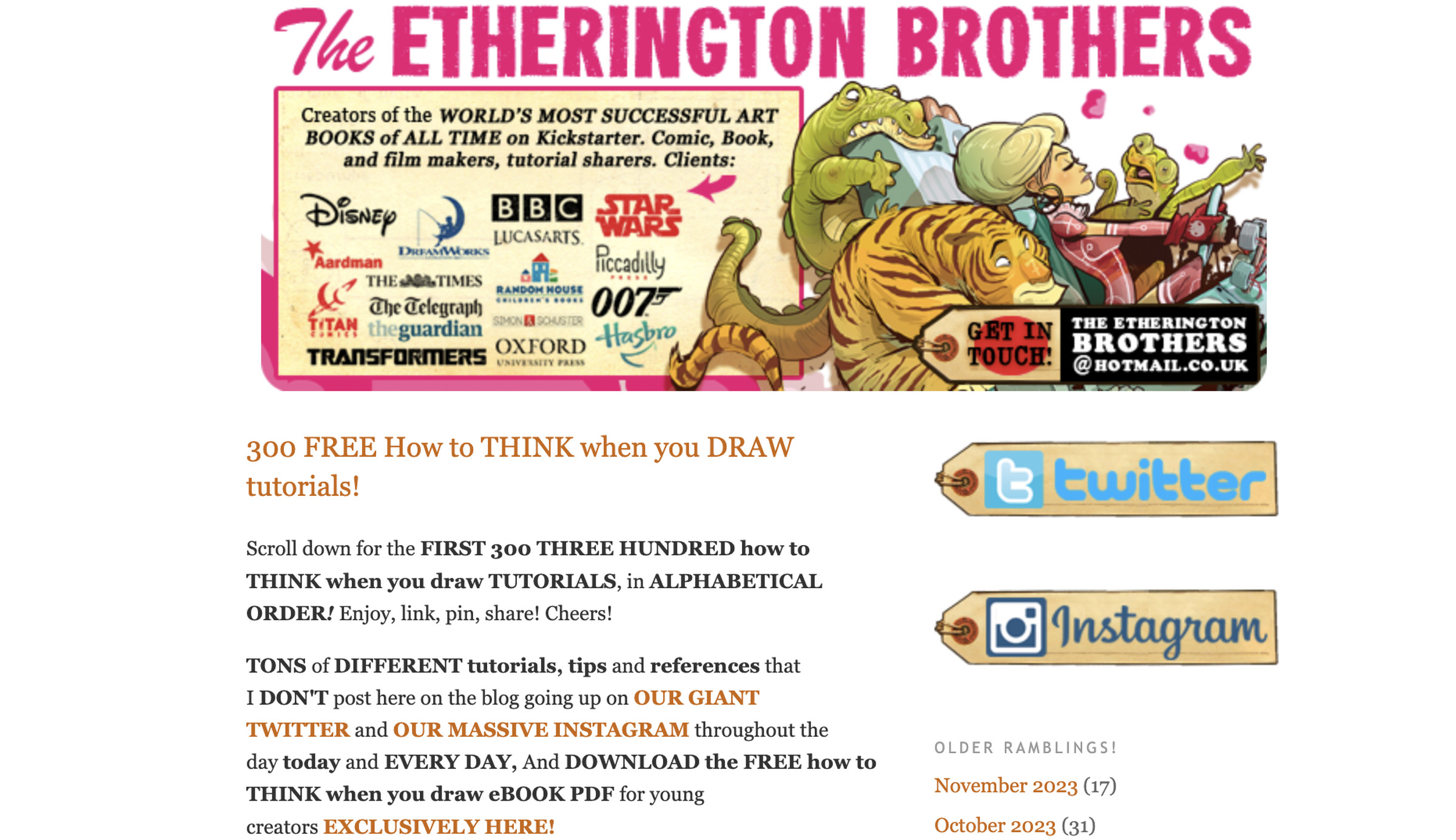 The Etherington Brothers site