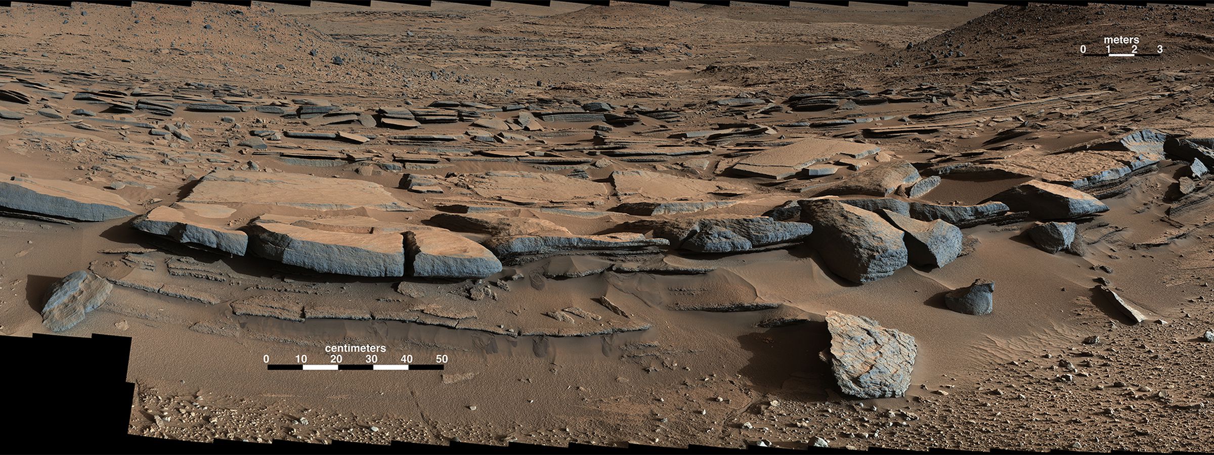 Mars Gale Crater Lake sediments