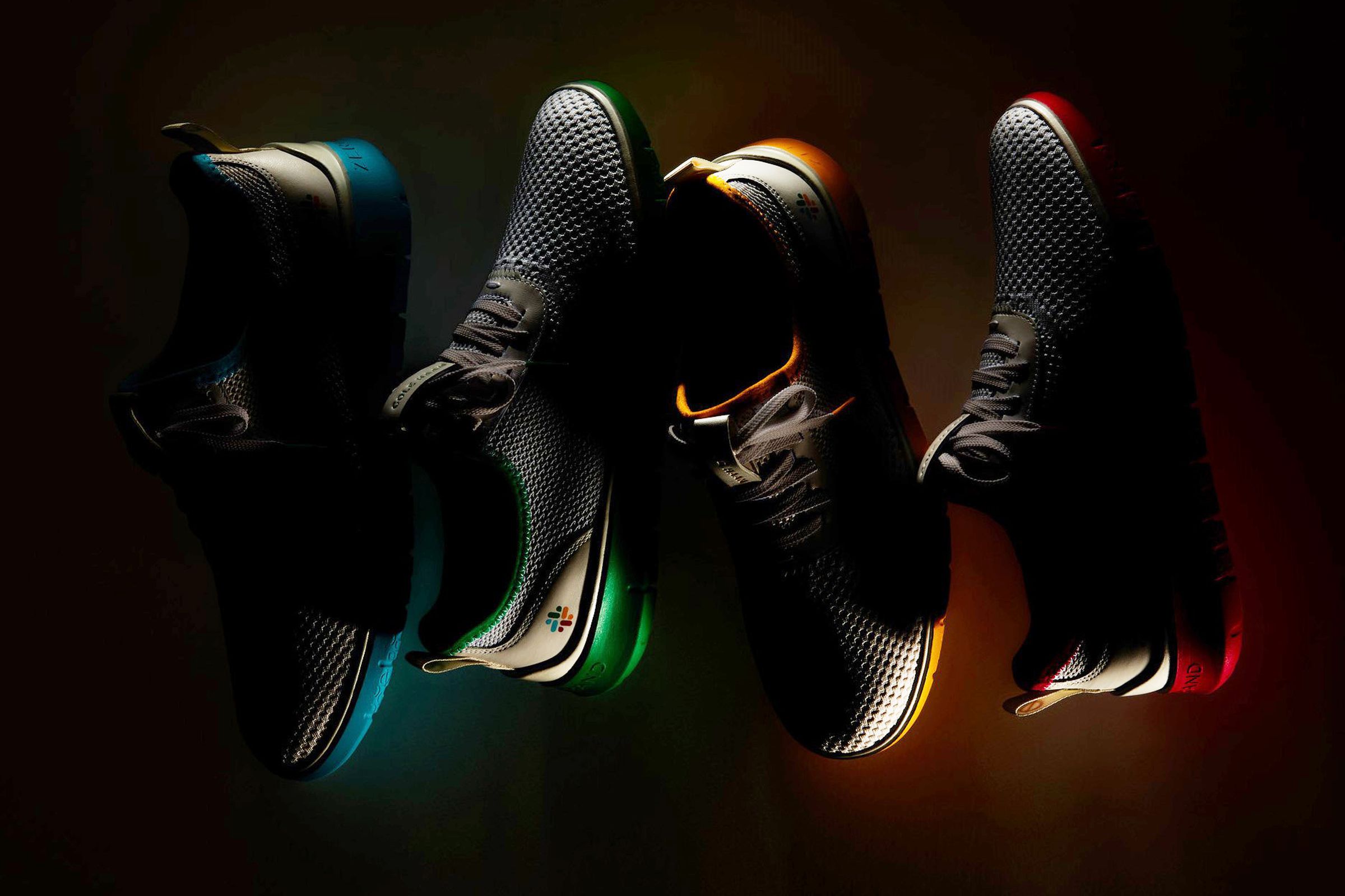 A teaser image (which we’ve brightened) shows the upcoming sneaker designs.
