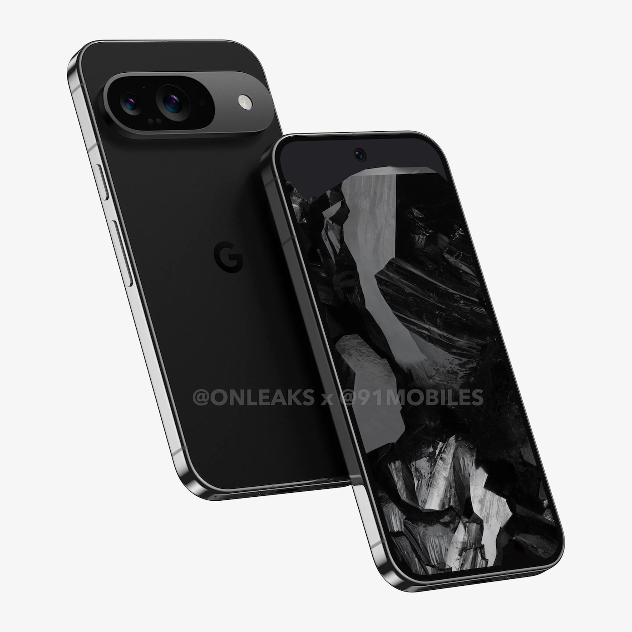 A render of Google’s Pixel 9 smartphone.