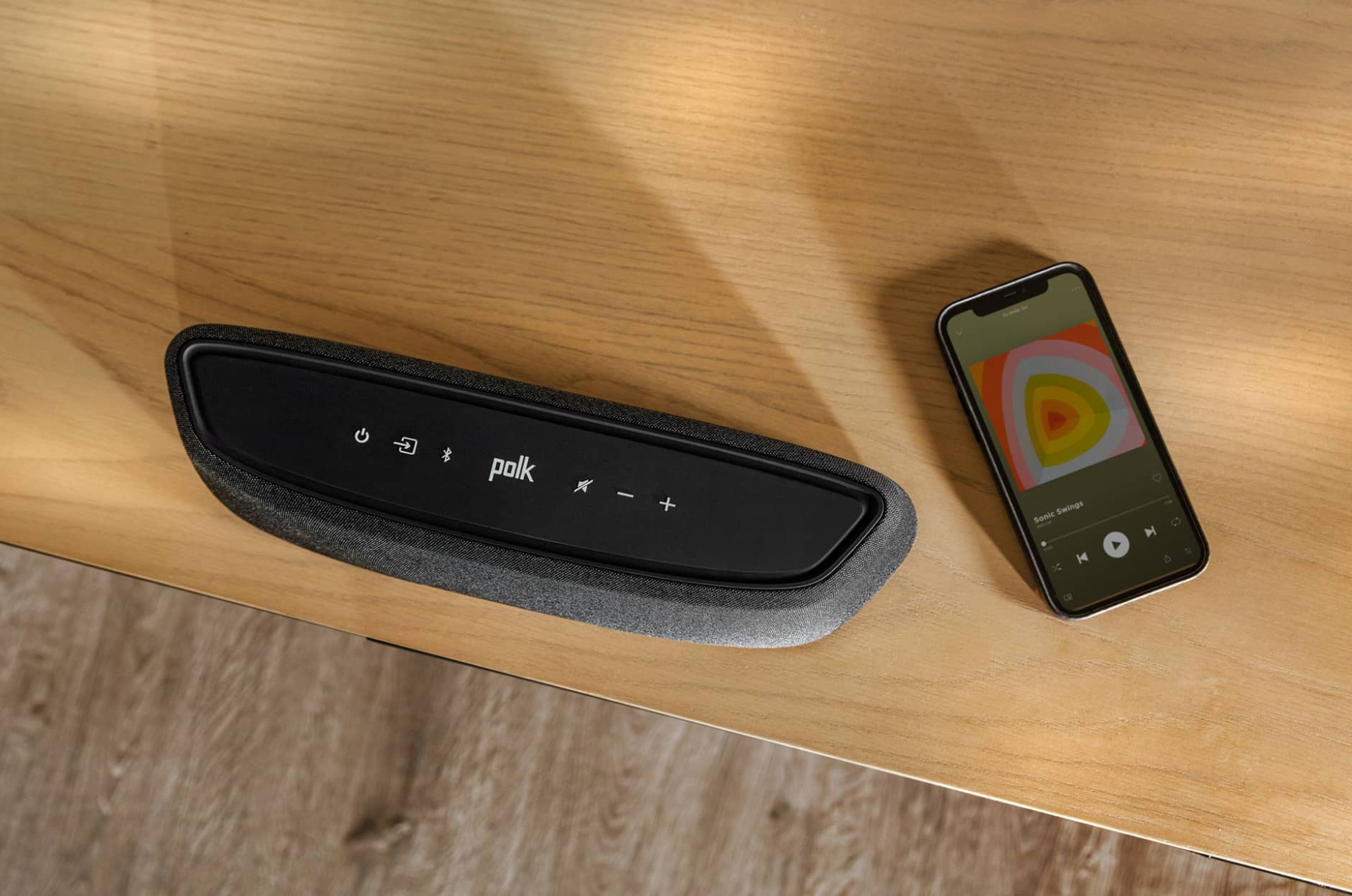 Most soundbars dwarf an iPhone in size, but not this one.