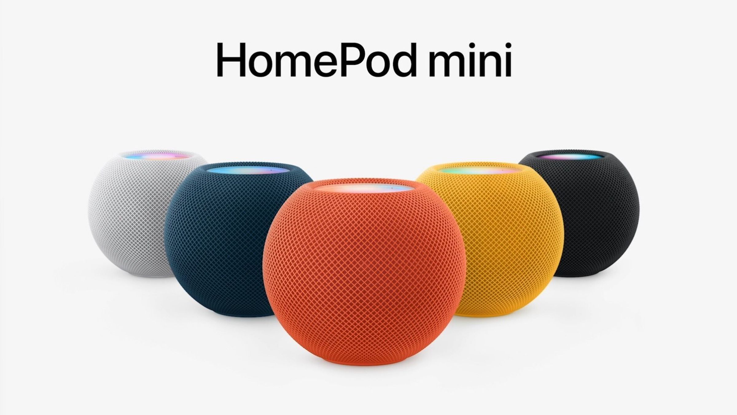 The HomePod Mini now comes in new colors.
