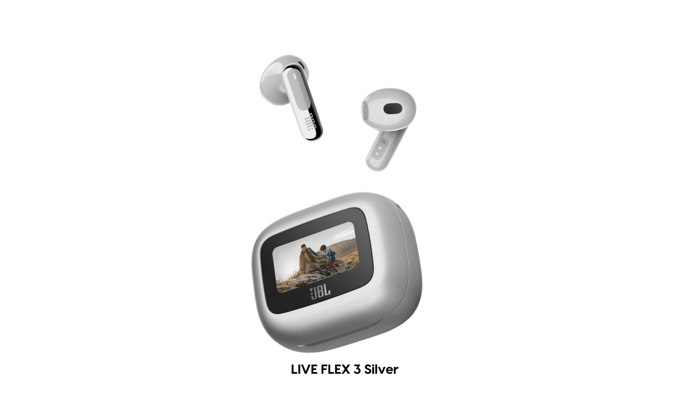 JBL’s Live Flex 3 are open-type stick earbuds.