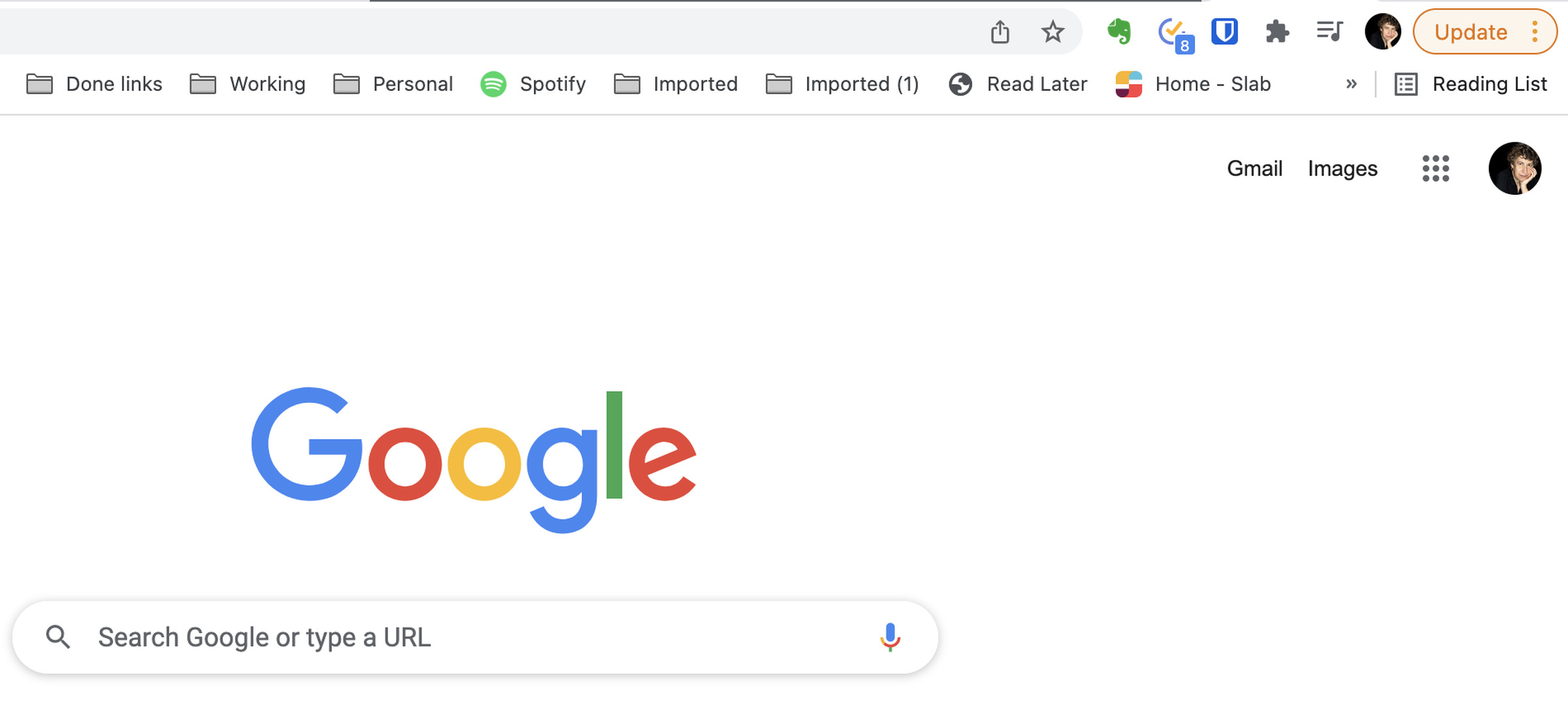 If it’s time to update, Chrome will let you know in the upper right corner.
