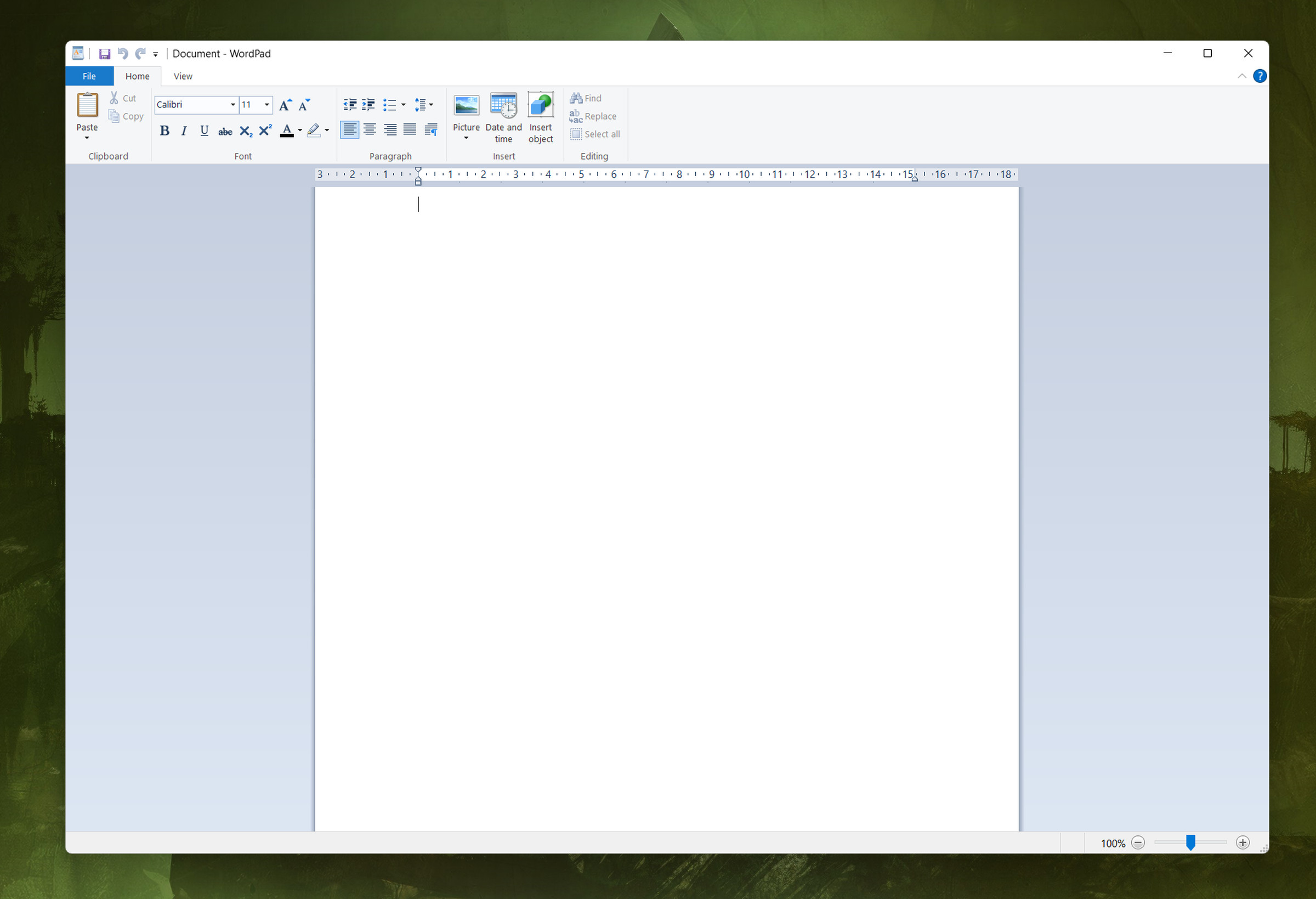 WordPad hasn’t been updated significantly since Windows 8.