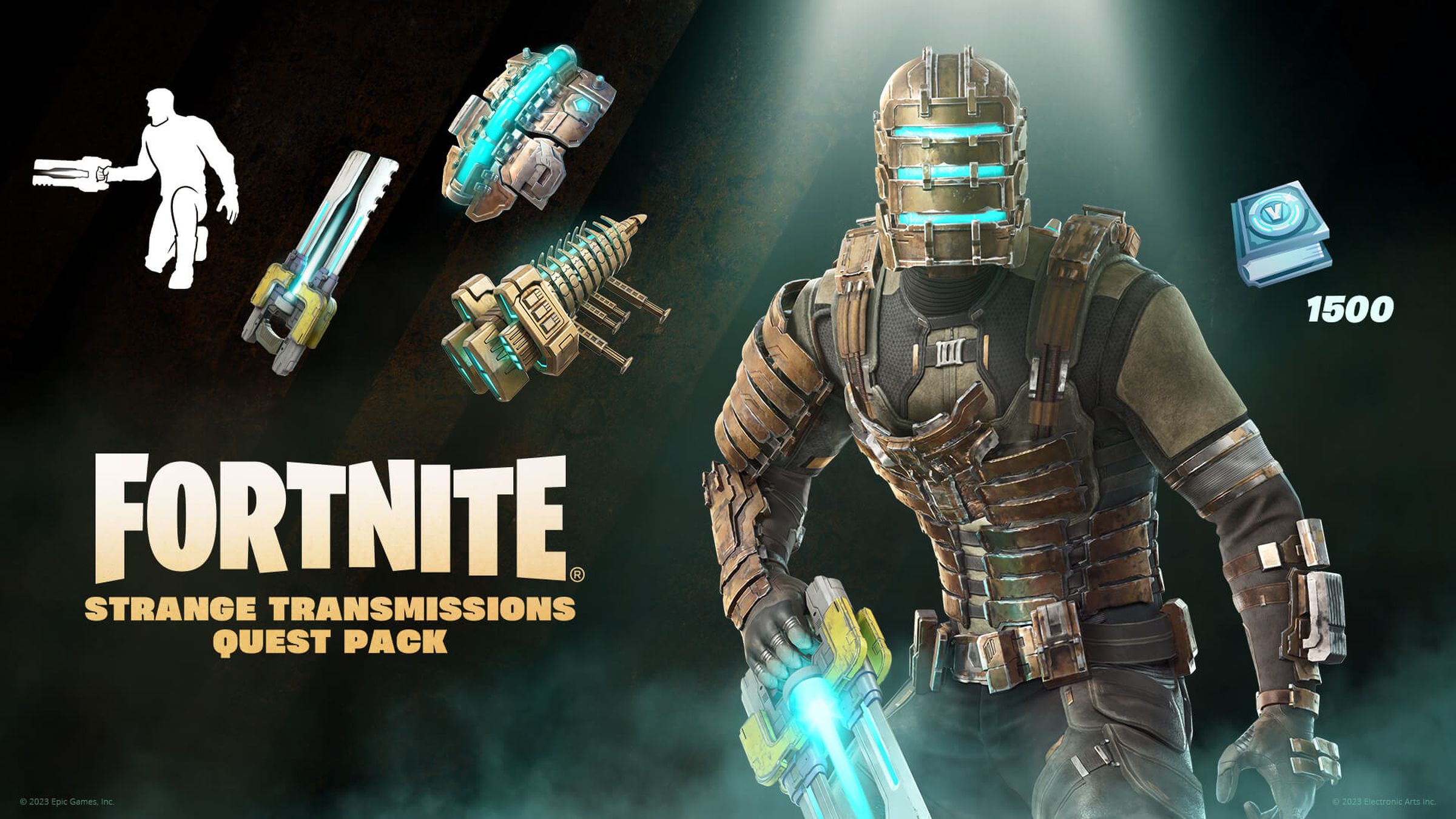 A promotional image for Isaac Clarke in Fortnite.