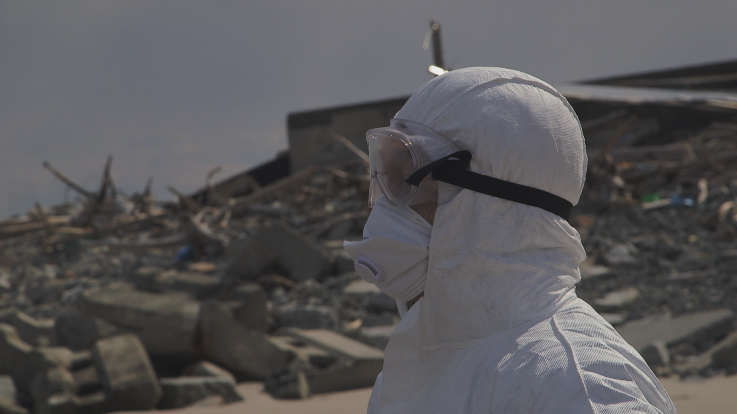 Sakamoto surveys the damage at Fukushima.