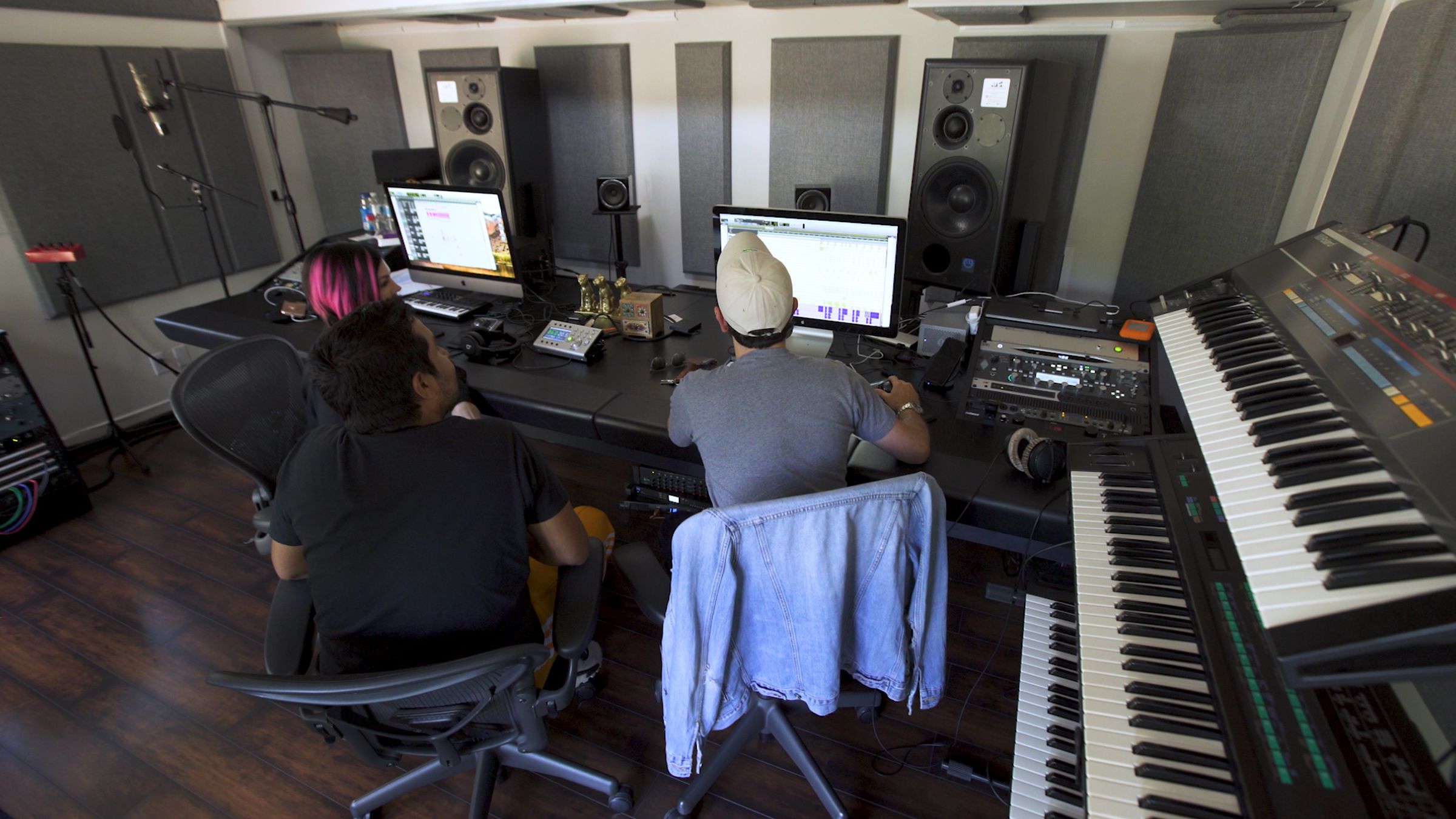 In Andrés and Mauricio’s California studio.