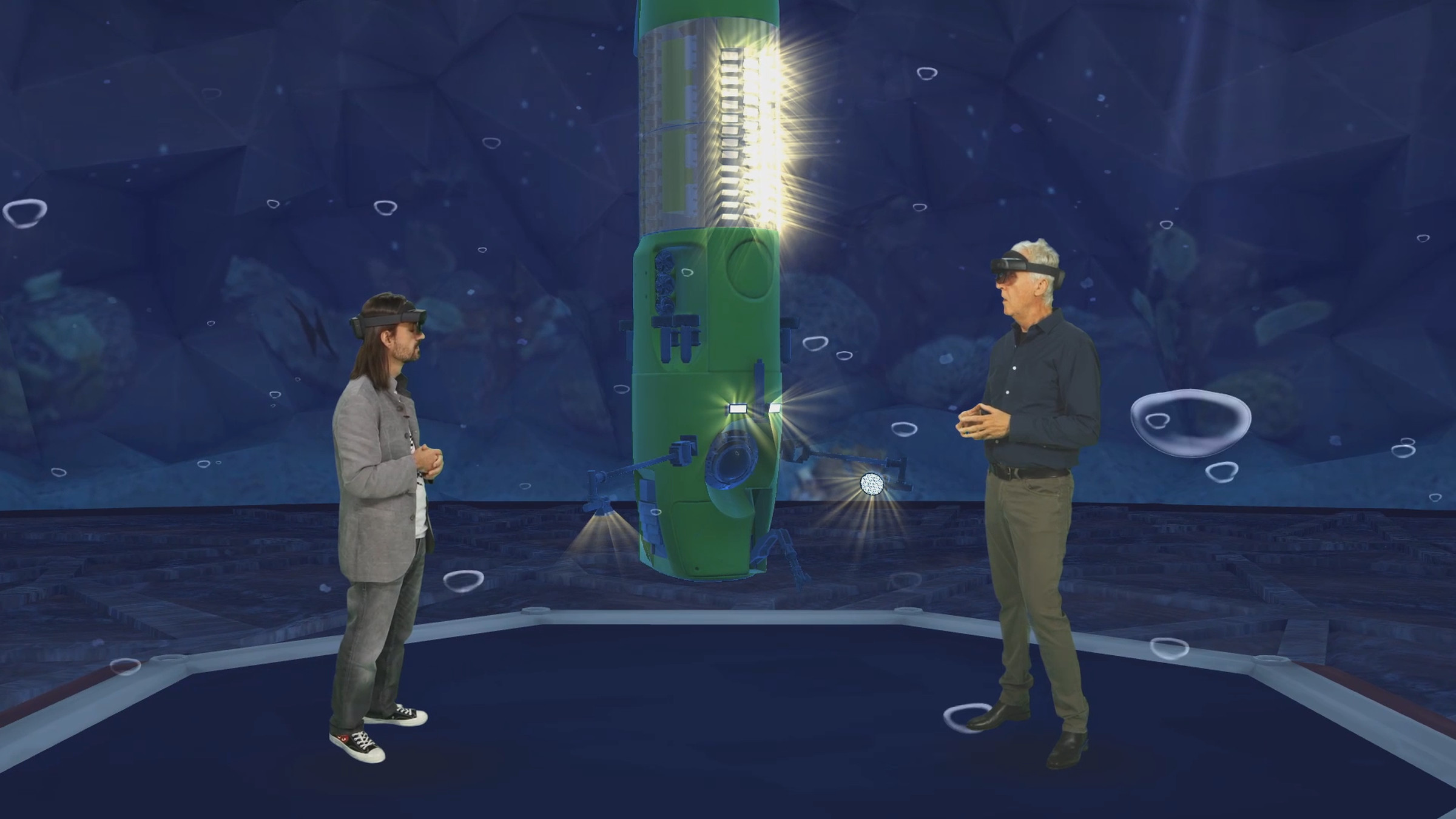 Microsoft’s Ignite VR keynote with James Cameron.