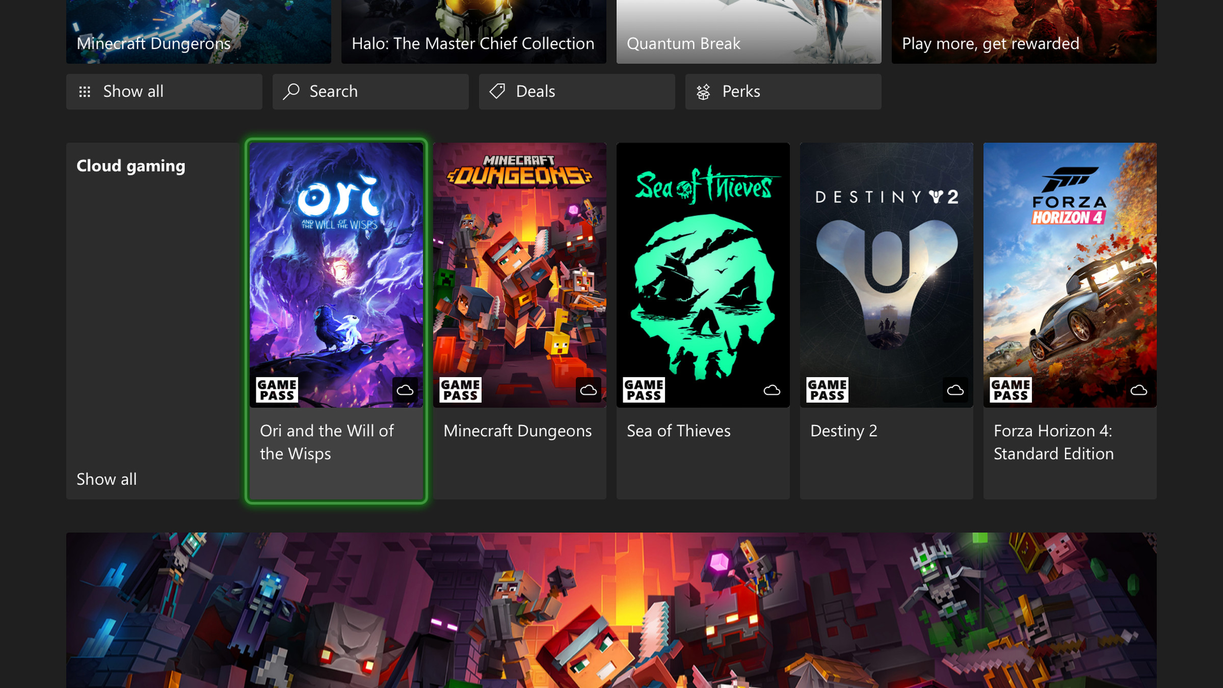 Xbox Game Pass is getting integrated into the Xbox dashboard.