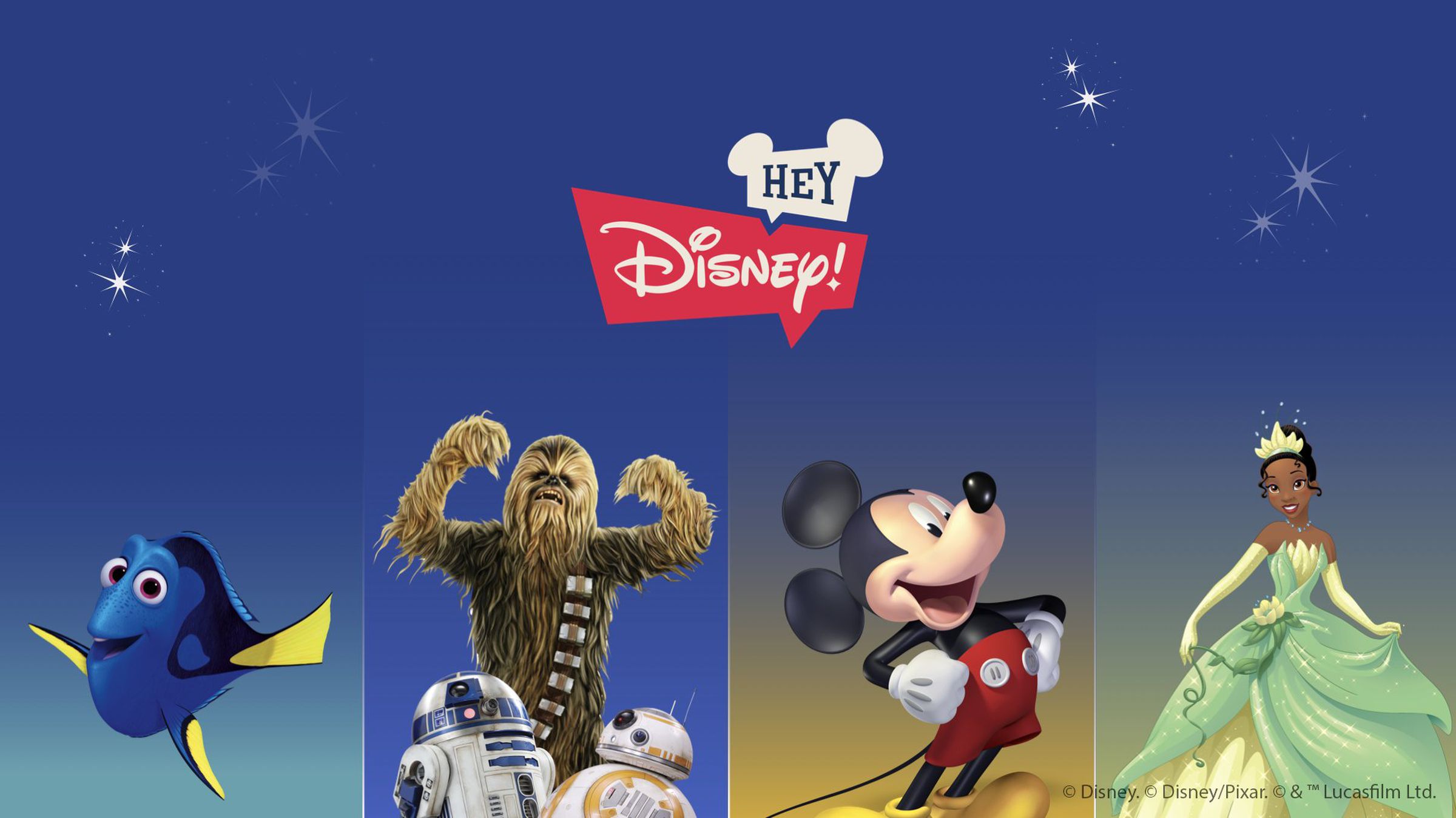 The Hey Disney command will be available on Echo devices.