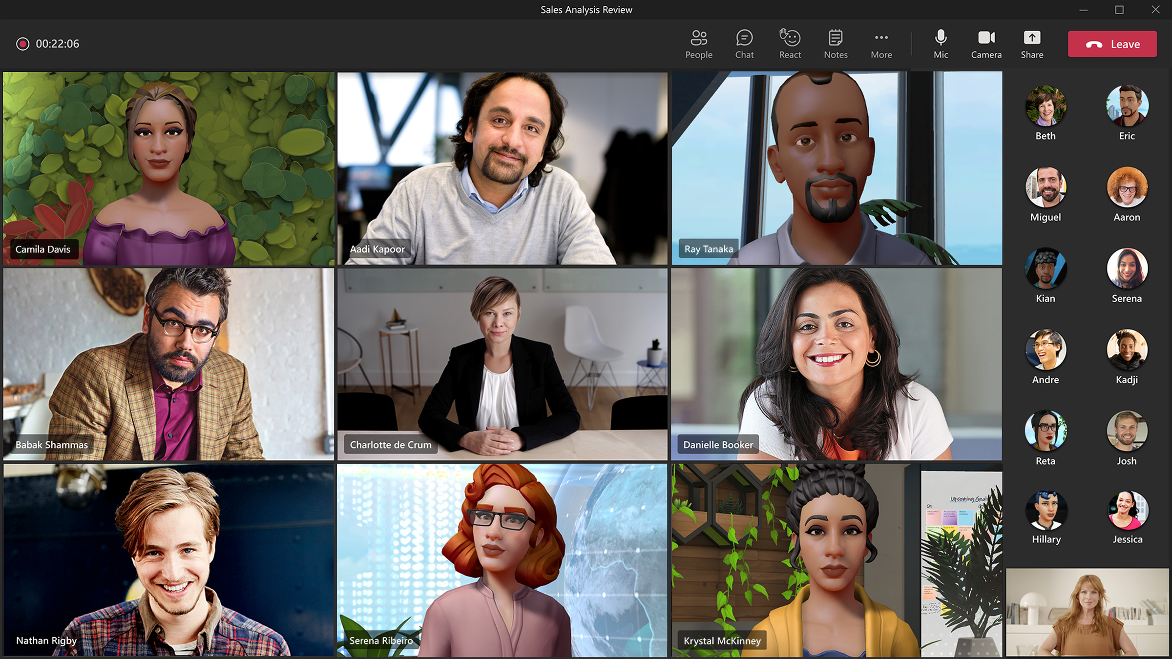Microsoft Teams is getting new 3D avatars.