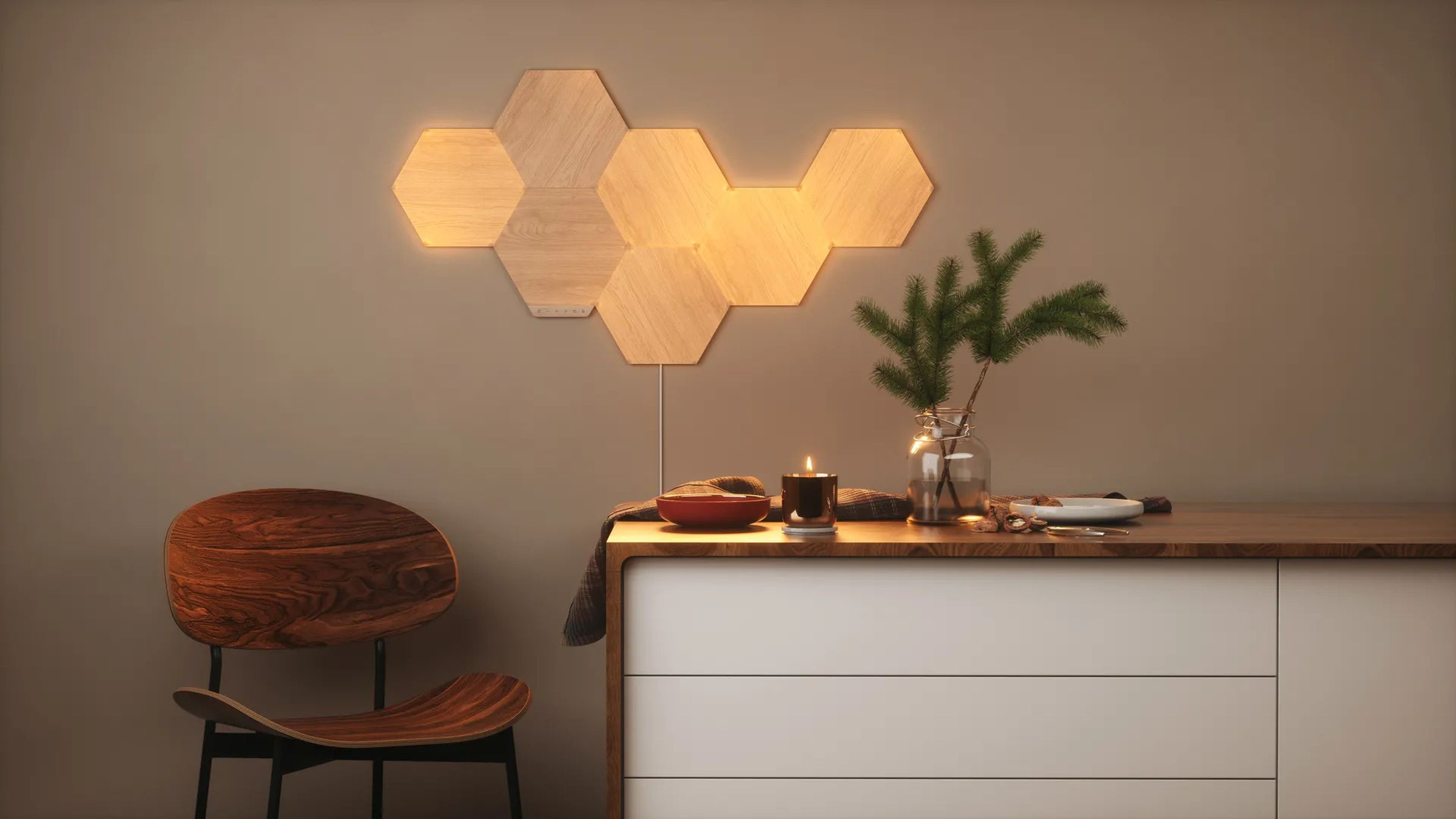 The Nanoleaf Elements lighting panels are Thread border routers, but it hasn’t been decided if they will be upgraded to Matter.