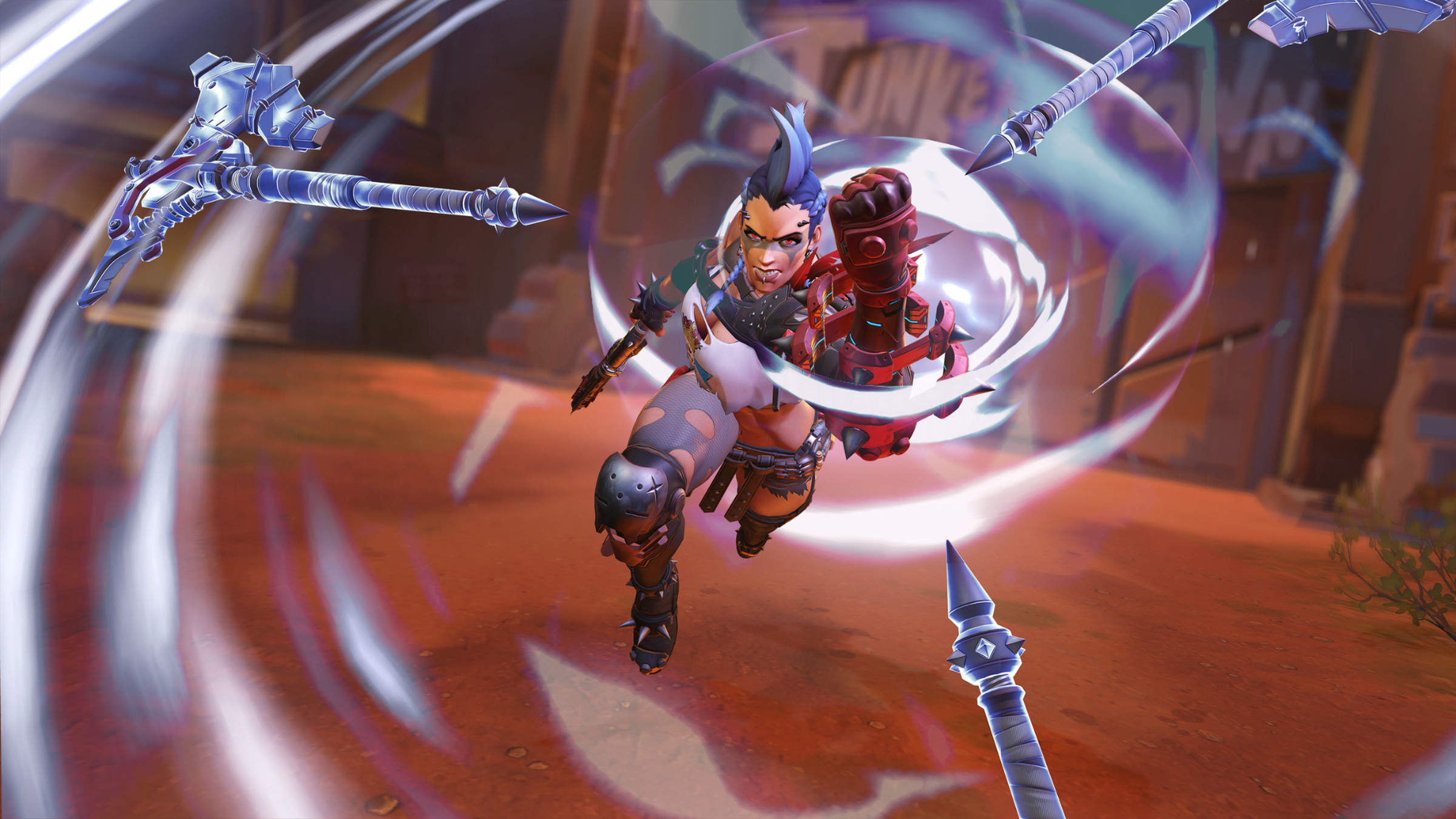Image of Junker Queen triggering her spinning axe ultimate ability