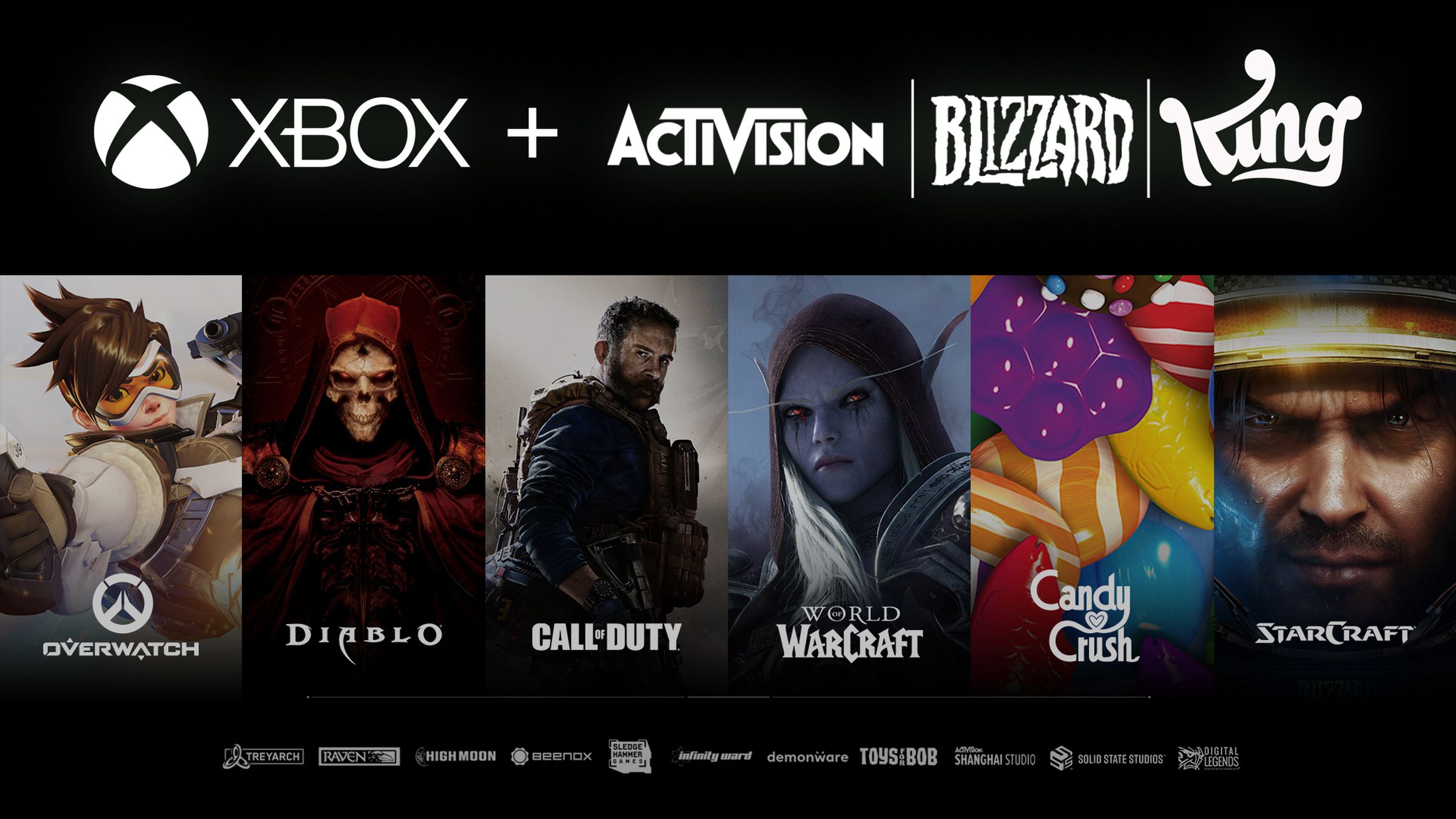 Overwatch, Diablo, and Call of Duty will all be on Xbox Game Pass.