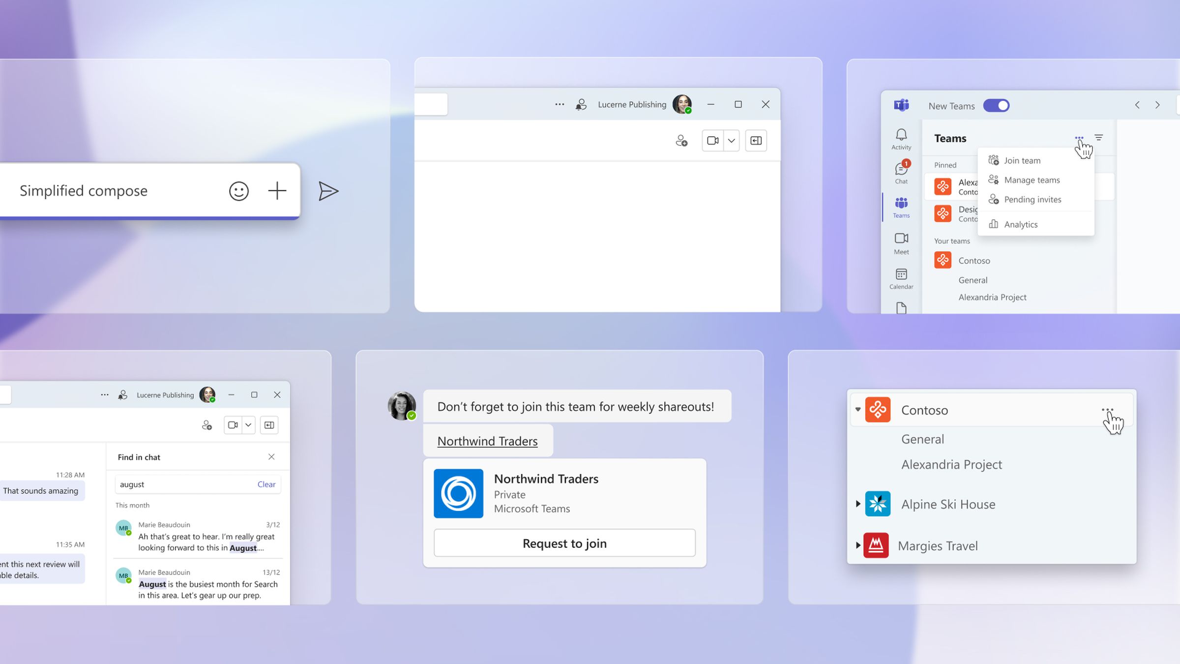 Some design updates to Microsoft Teams.