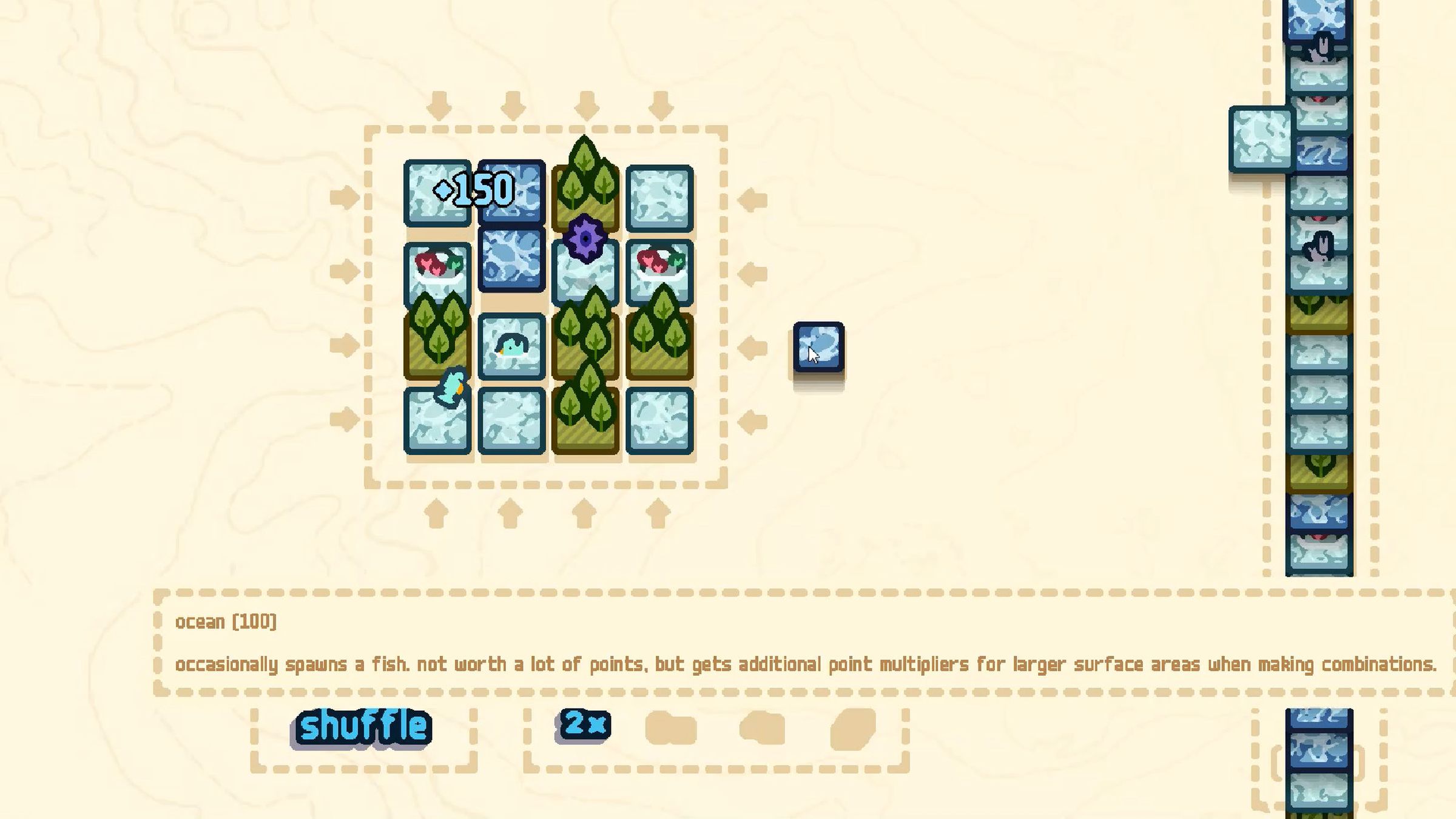 A screenshot from the video game Tile Tale.