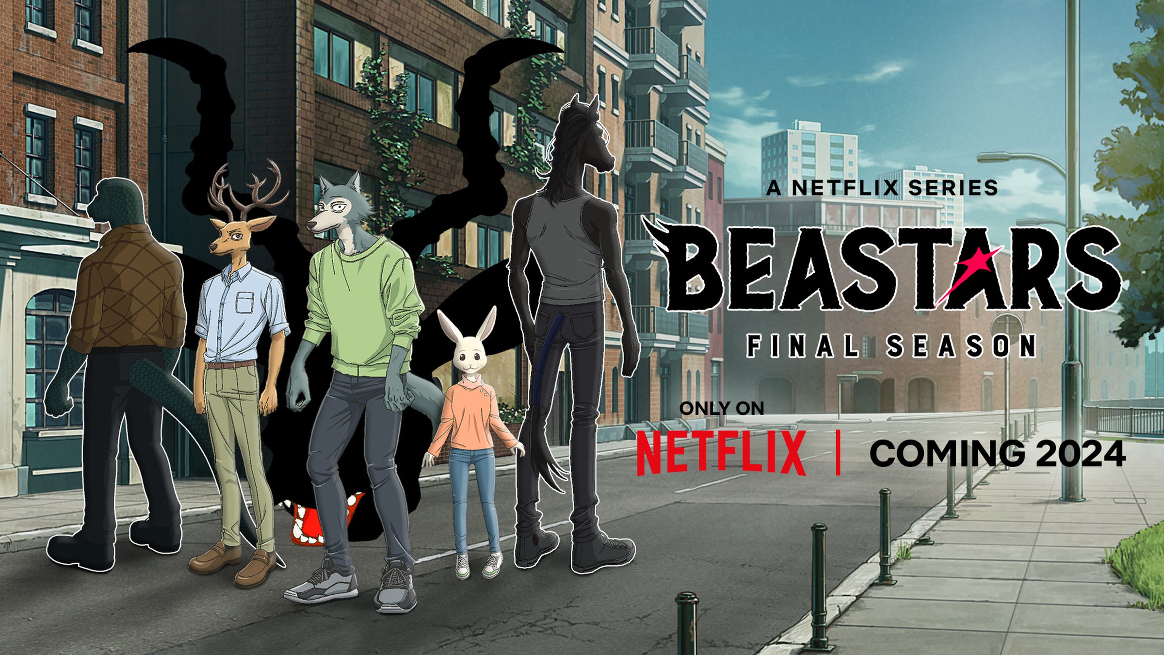 Art for the Netflix anime Beastars.
